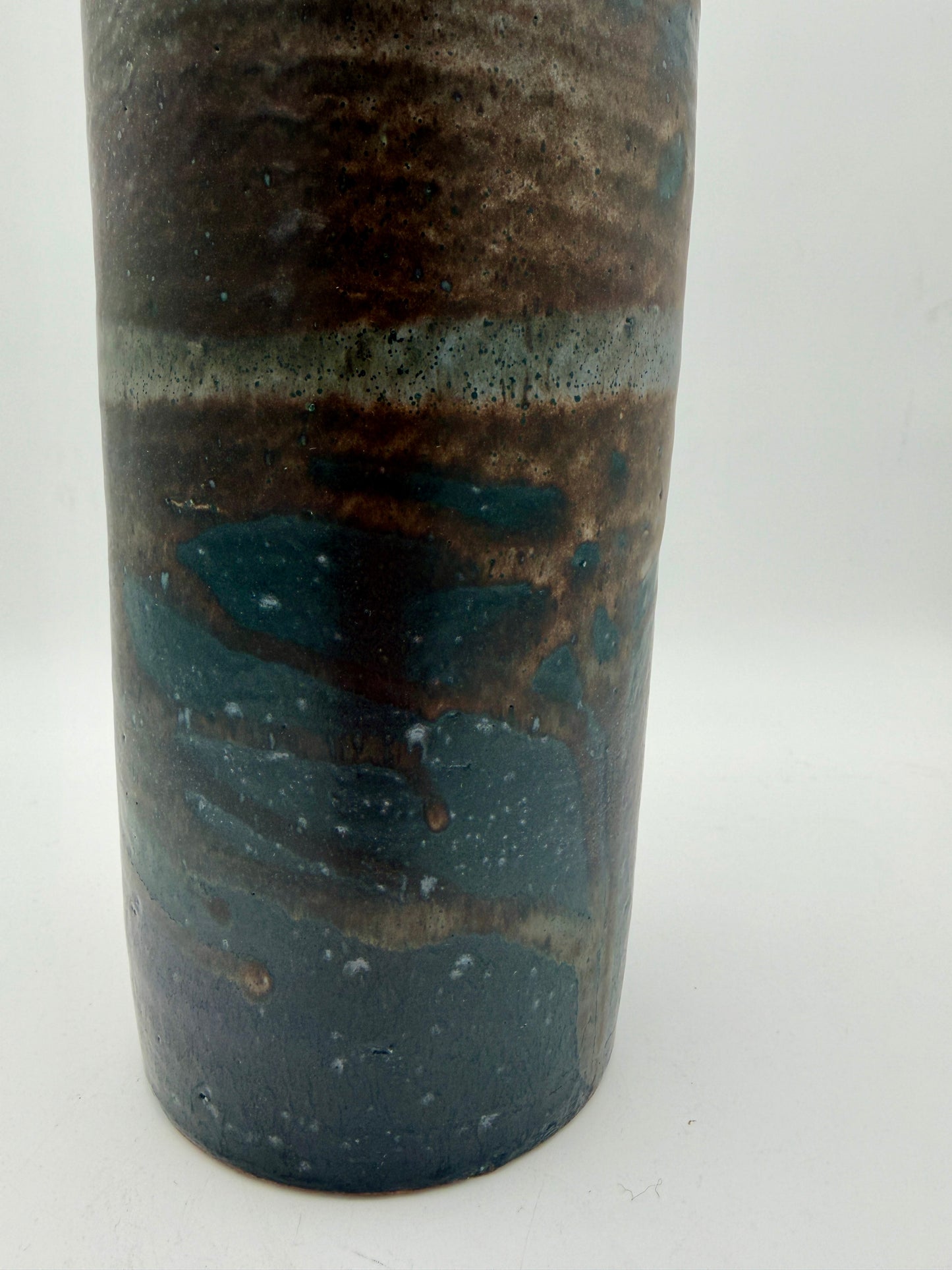 Mitsuko Ikeno |  Dark + Moody Glazed Ceramic Vase