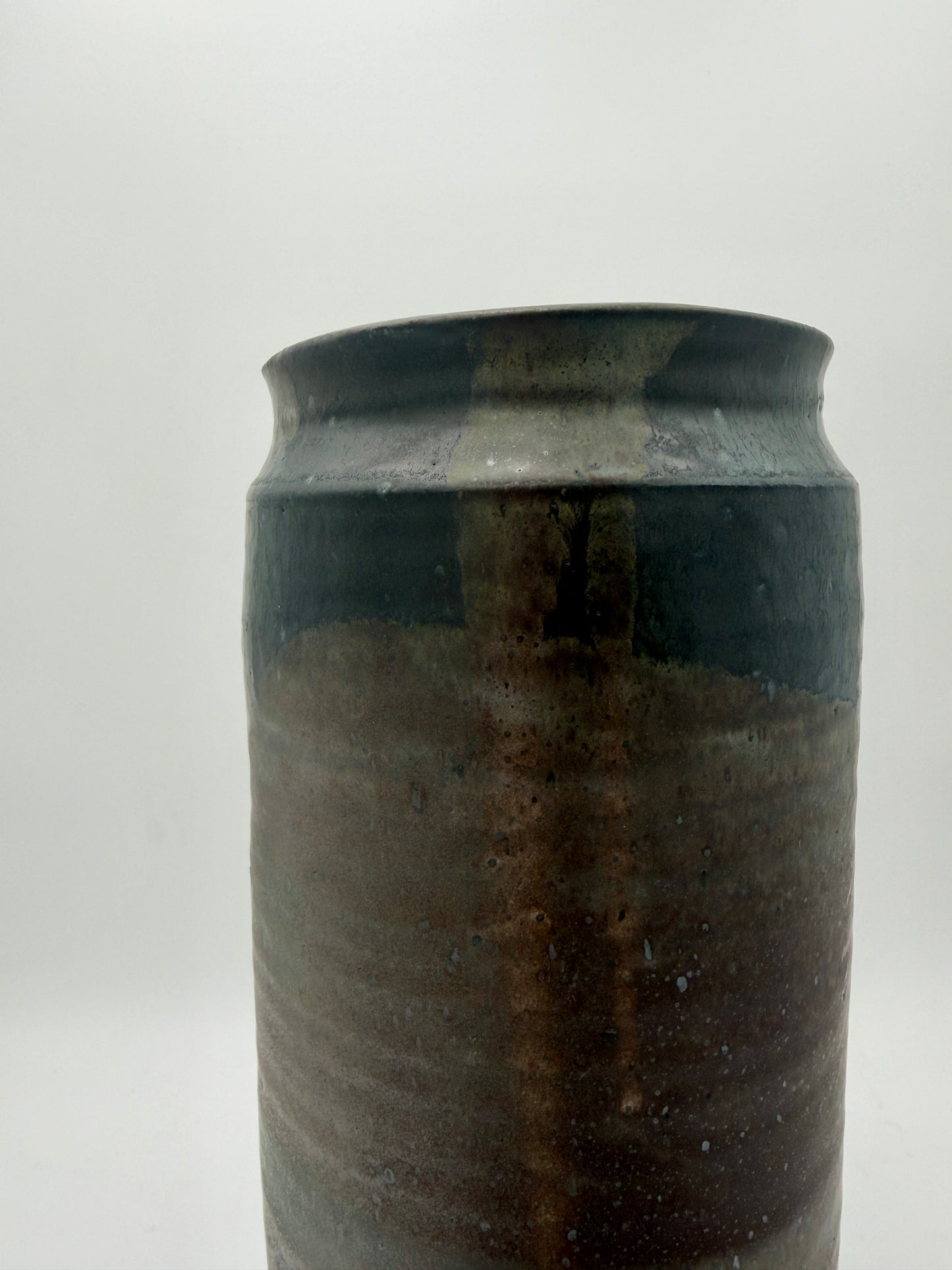 Mitsuko Ikeno |  Dark + Moody Glazed Ceramic Vase