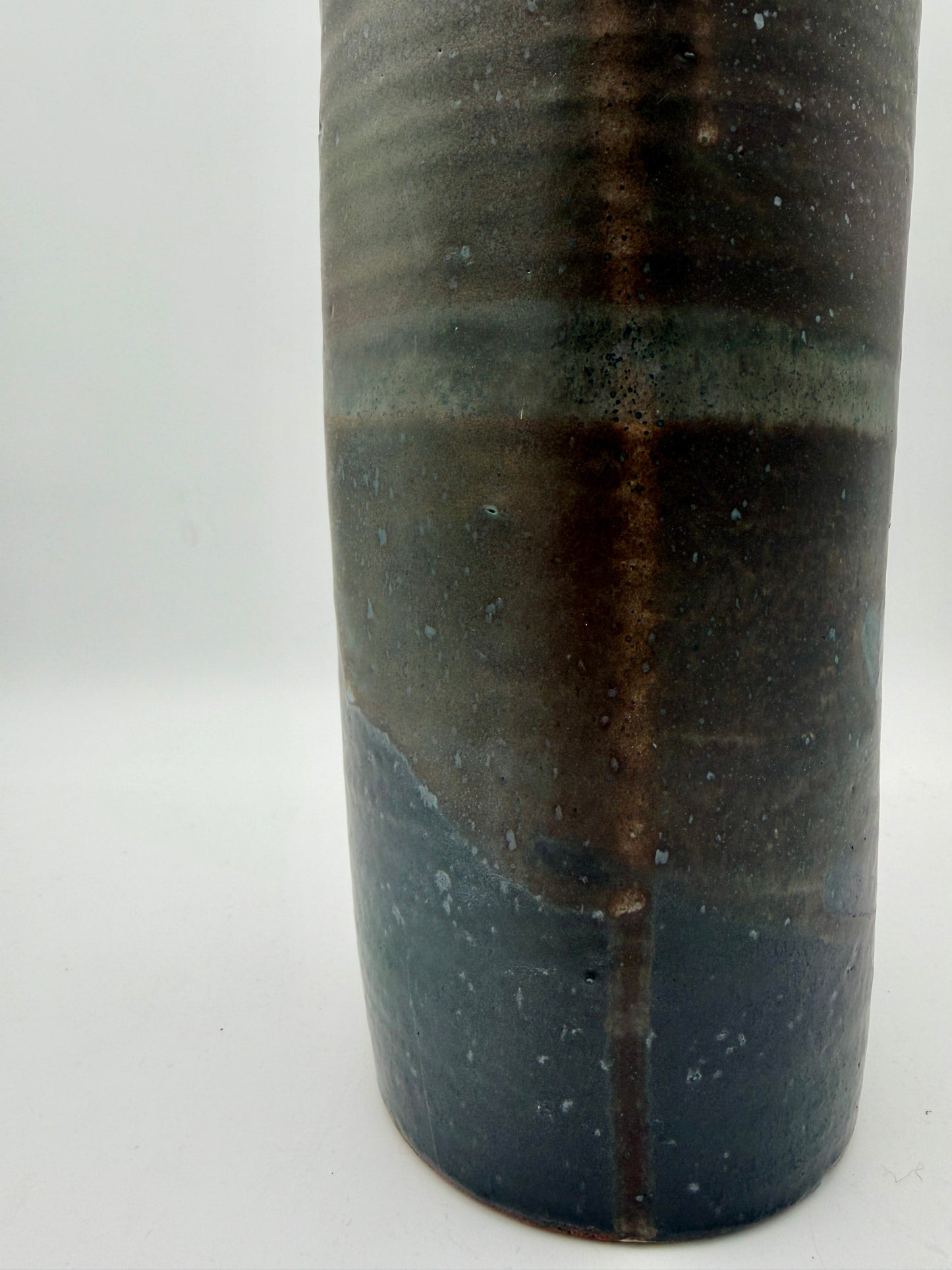 Mitsuko Ikeno |  Dark + Moody Glazed Ceramic Vase