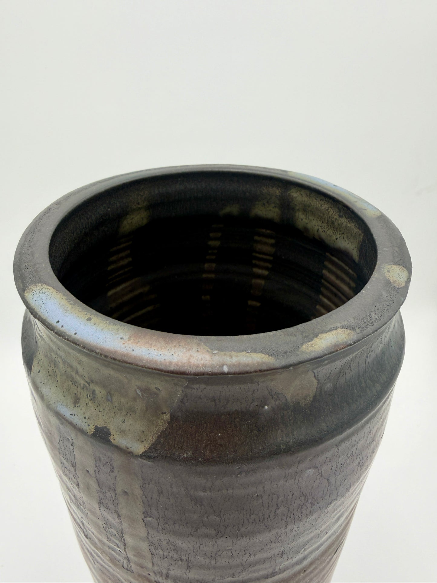 Mitsuko Ikeno |  Dark + Moody Glazed Ceramic Vase