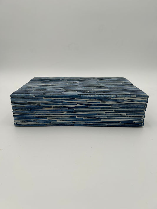 Blue Bone Inlay Box