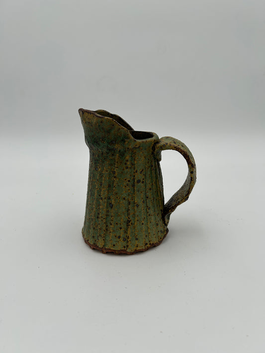 Sharon Mann | Ribbed Stoneware Pitcher