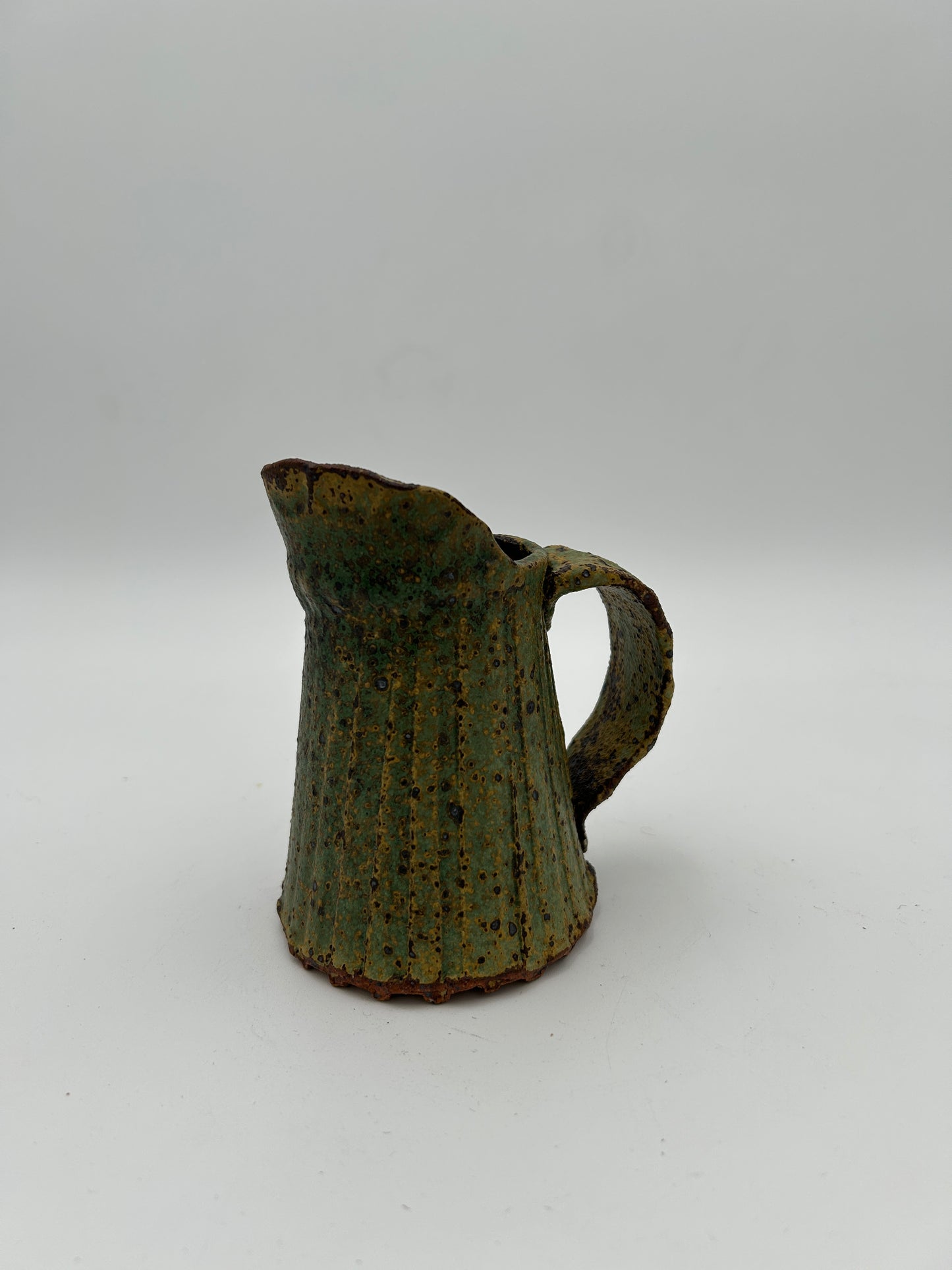Sharon Mann | Ribbed Stoneware Pitcher