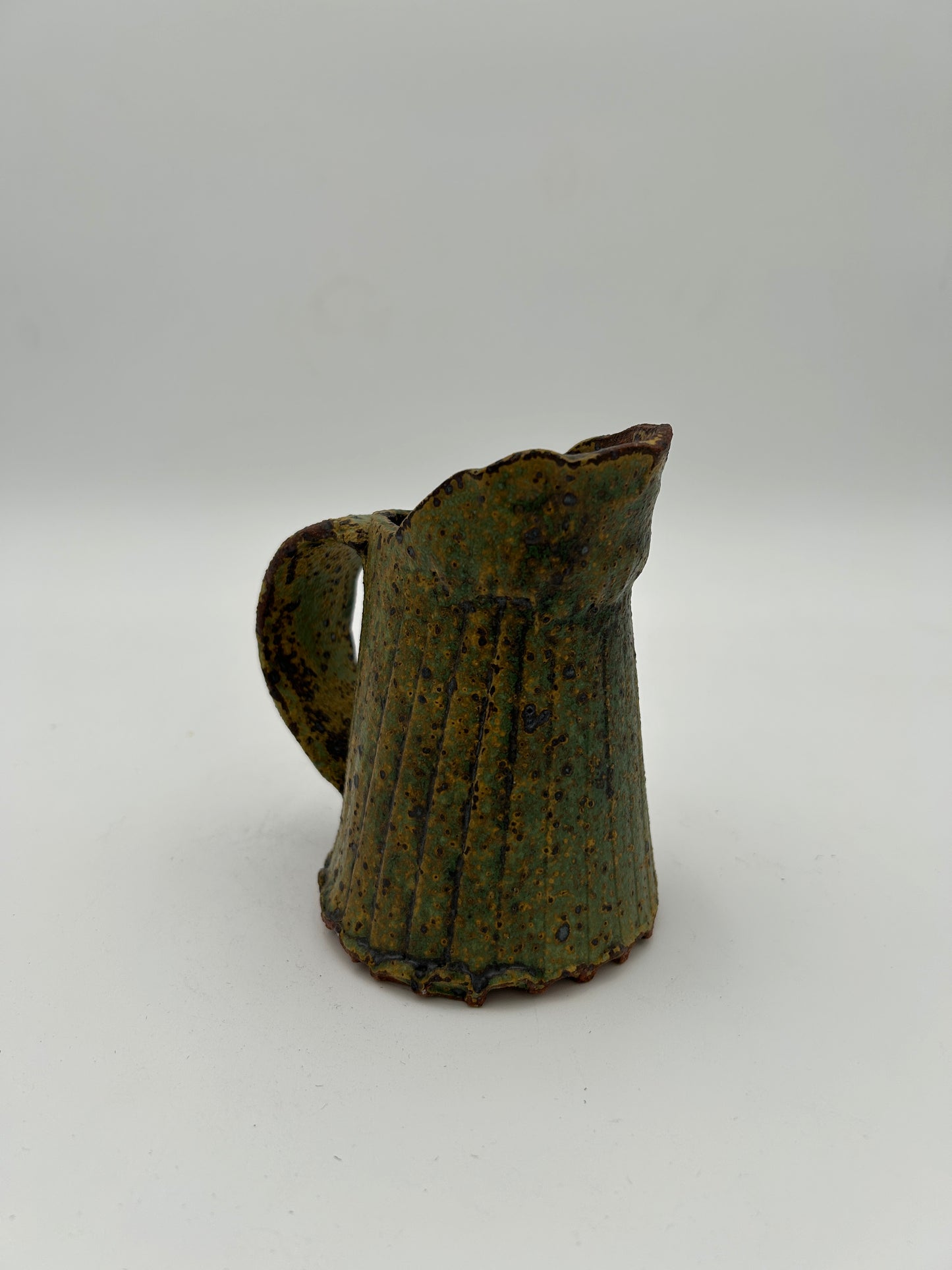Sharon Mann | Ribbed Stoneware Pitcher