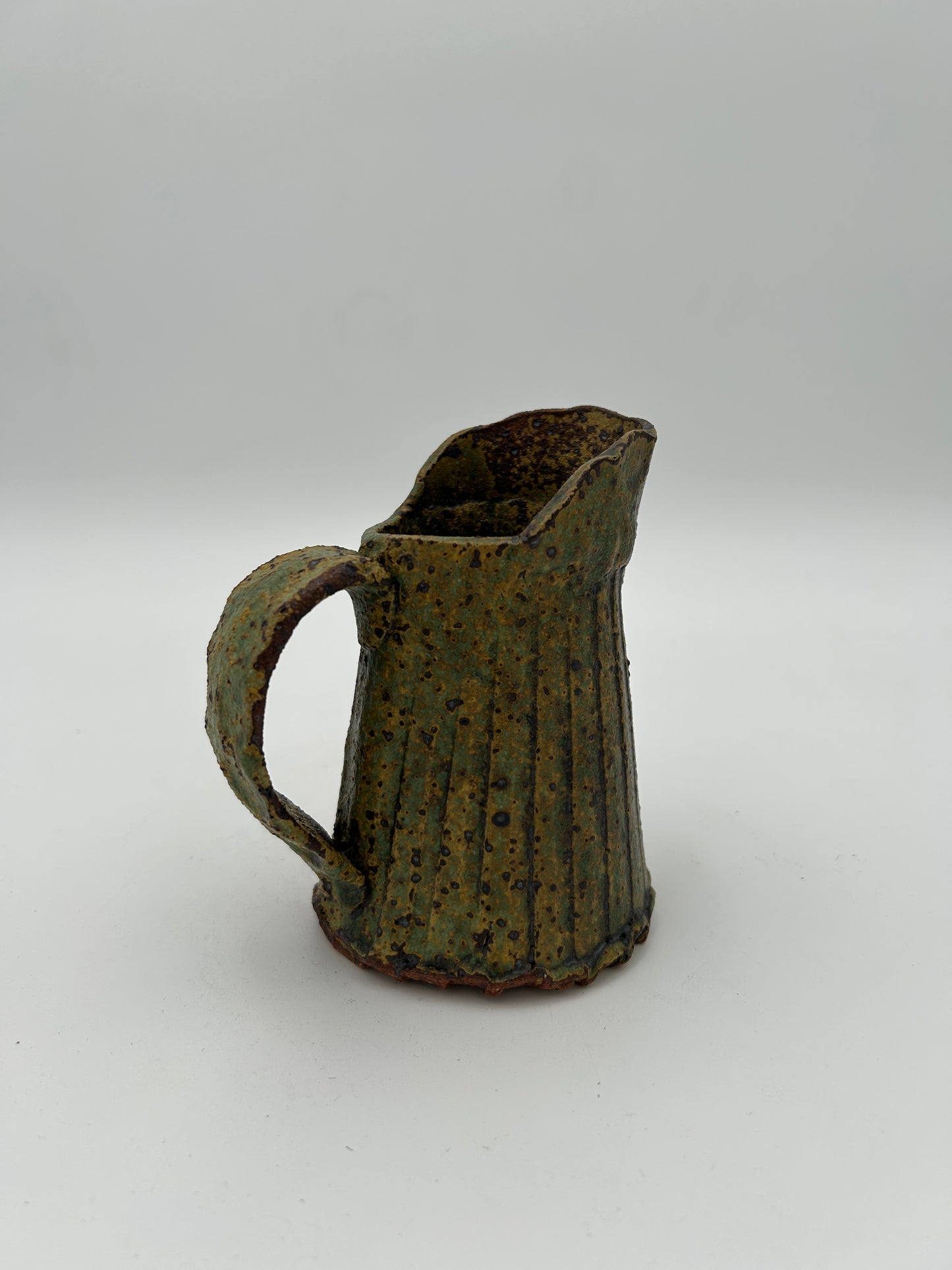 Sharon Mann | Ribbed Stoneware Pitcher