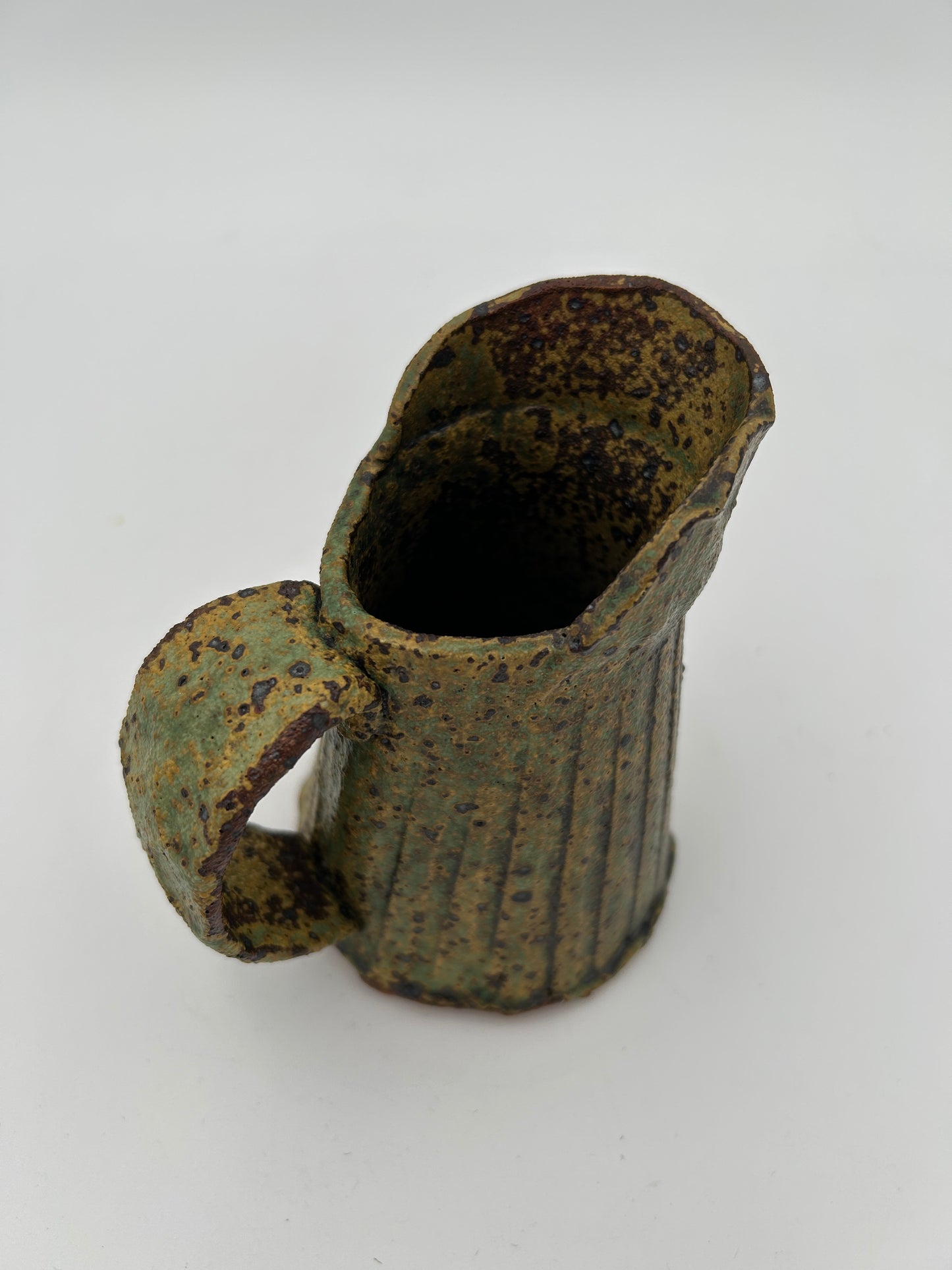 Sharon Mann | Ribbed Stoneware Pitcher