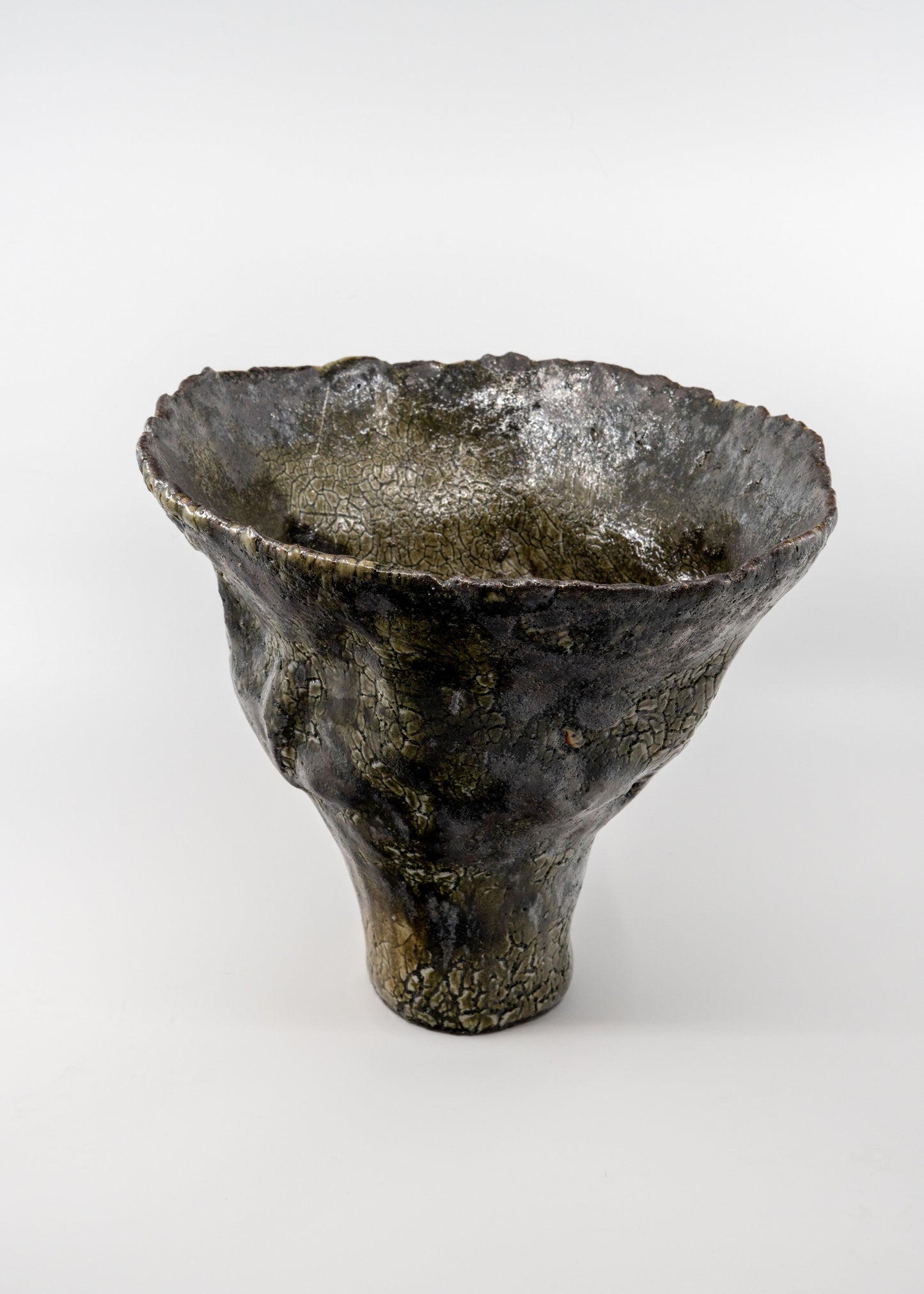 Studio Hanzashi | Moss Shino Coil Vessel