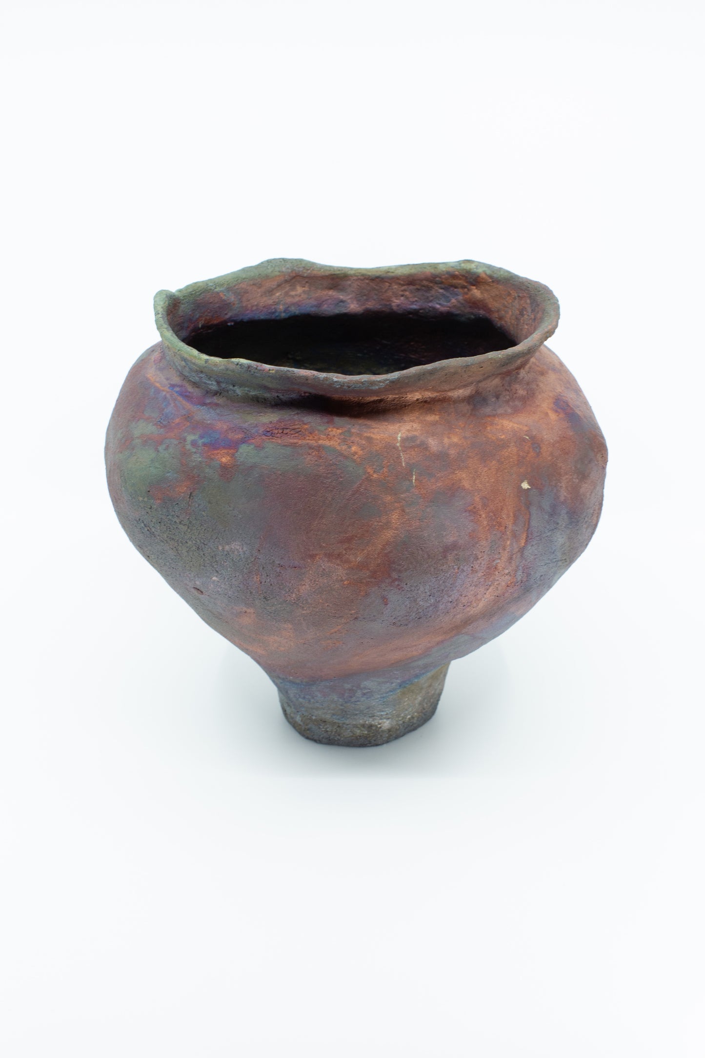 Studio Hanzashi | Raku Flared Lip Vessel