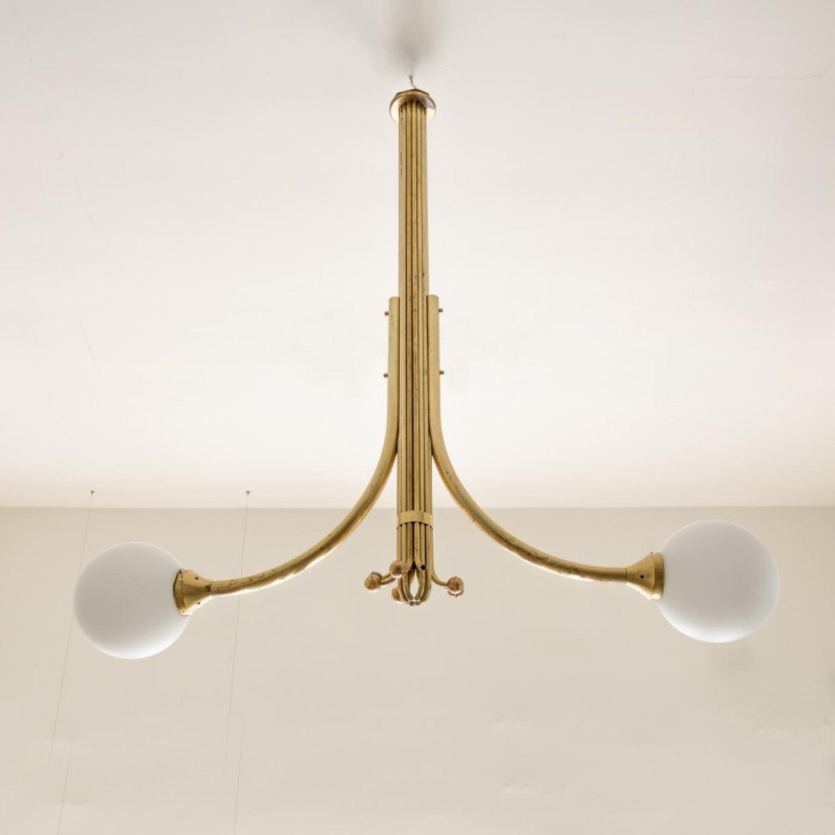 Czech Brasserie Two Arm Pendant Fixture