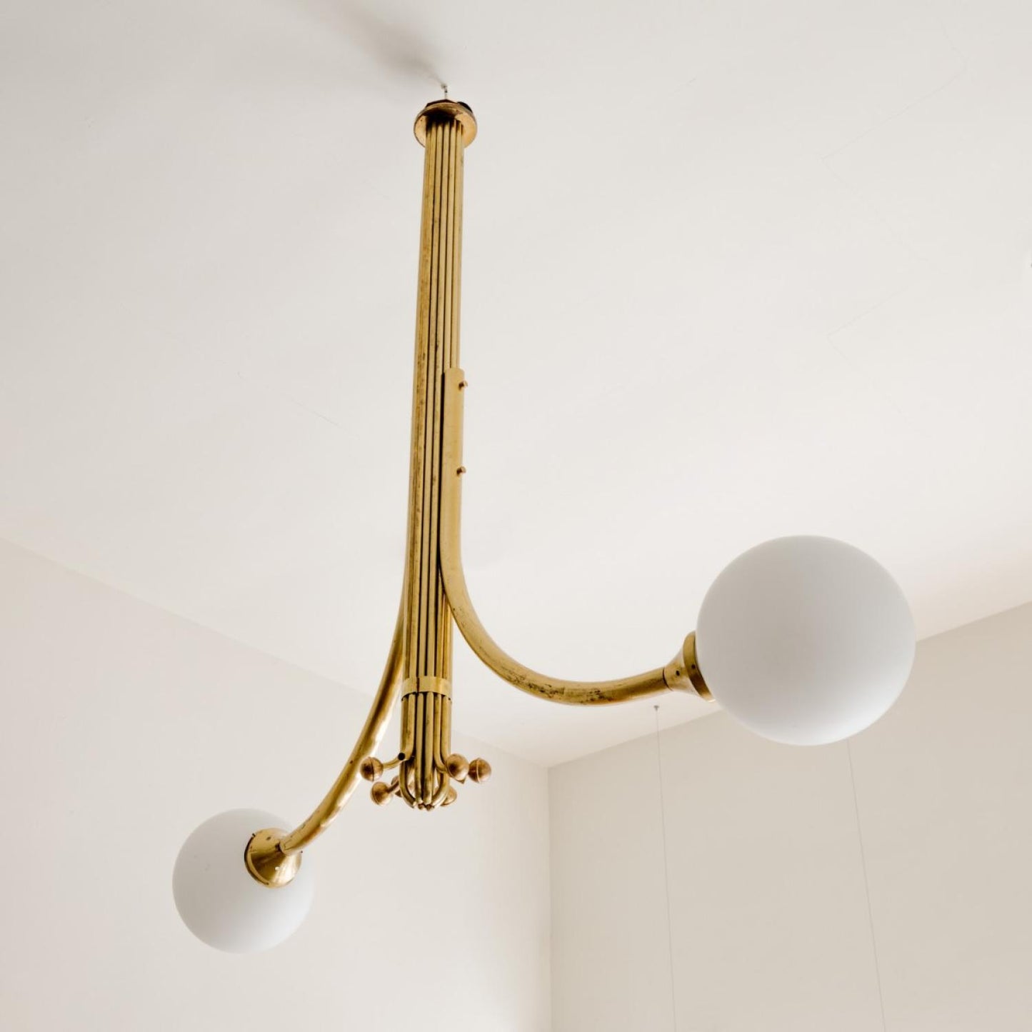 Czech Brasserie Two Arm Pendant Fixture