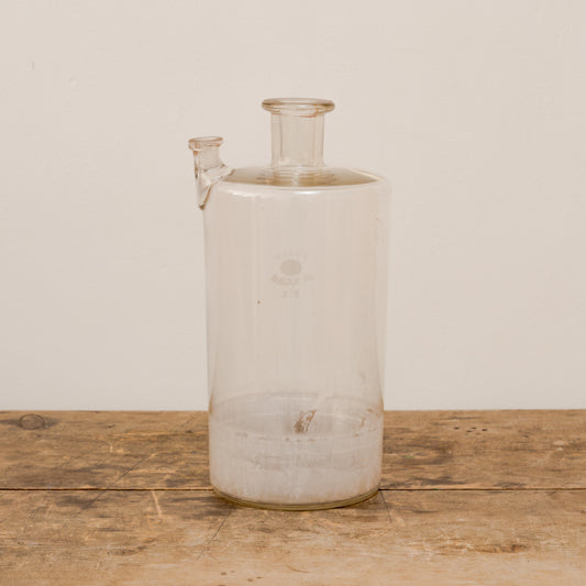 Vintage Lab Glass Vessel with Spout