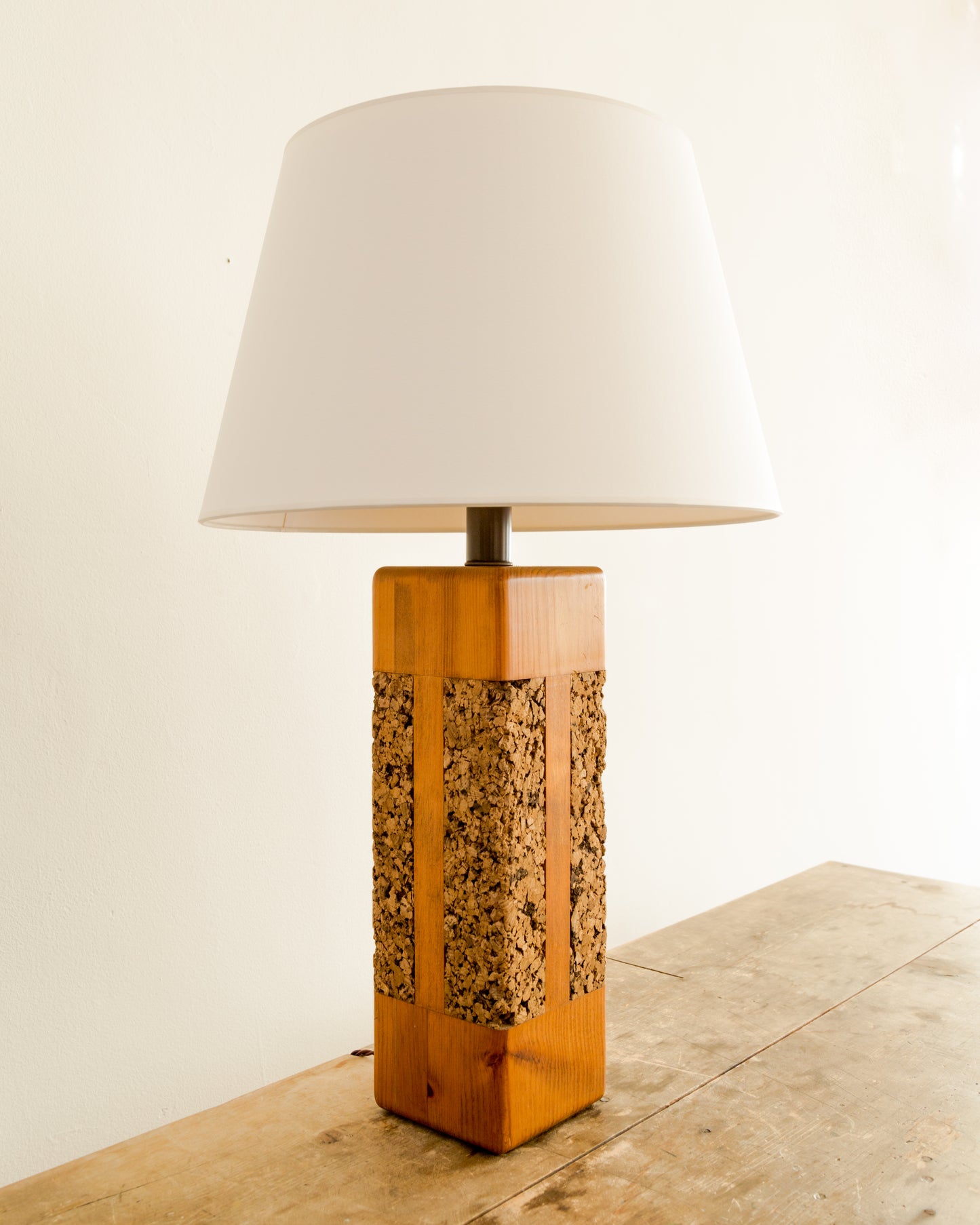 Cork + Pine Table Lamp