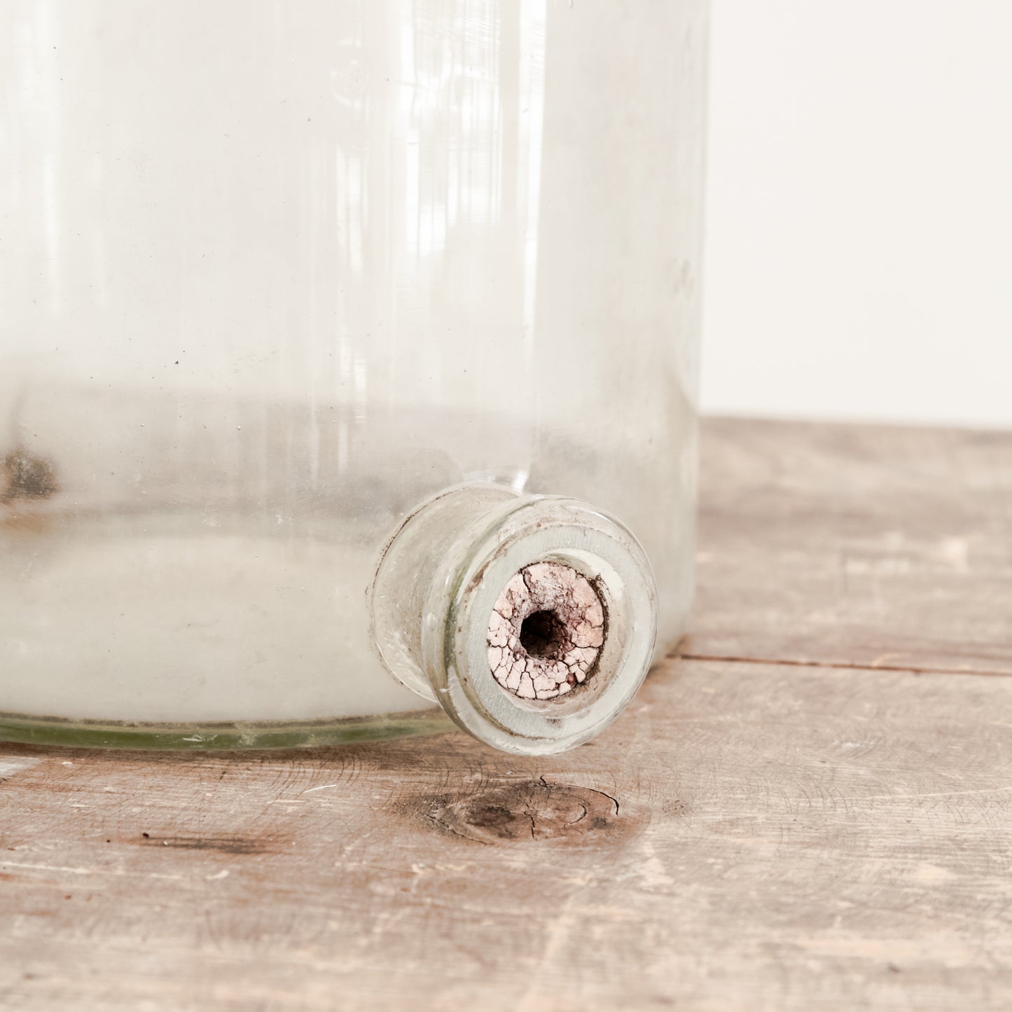 Vintage Lab Glass Vessel With Dispenser