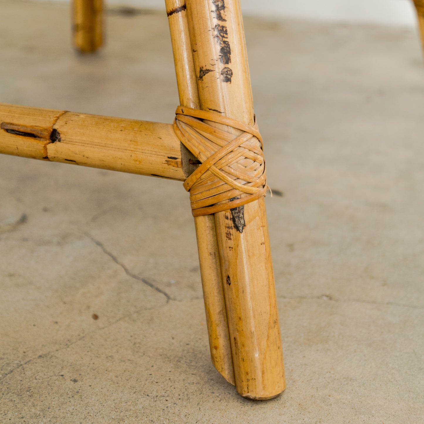 Audoux Minet + Roger Capron | Bamboo + Tile Dining Table