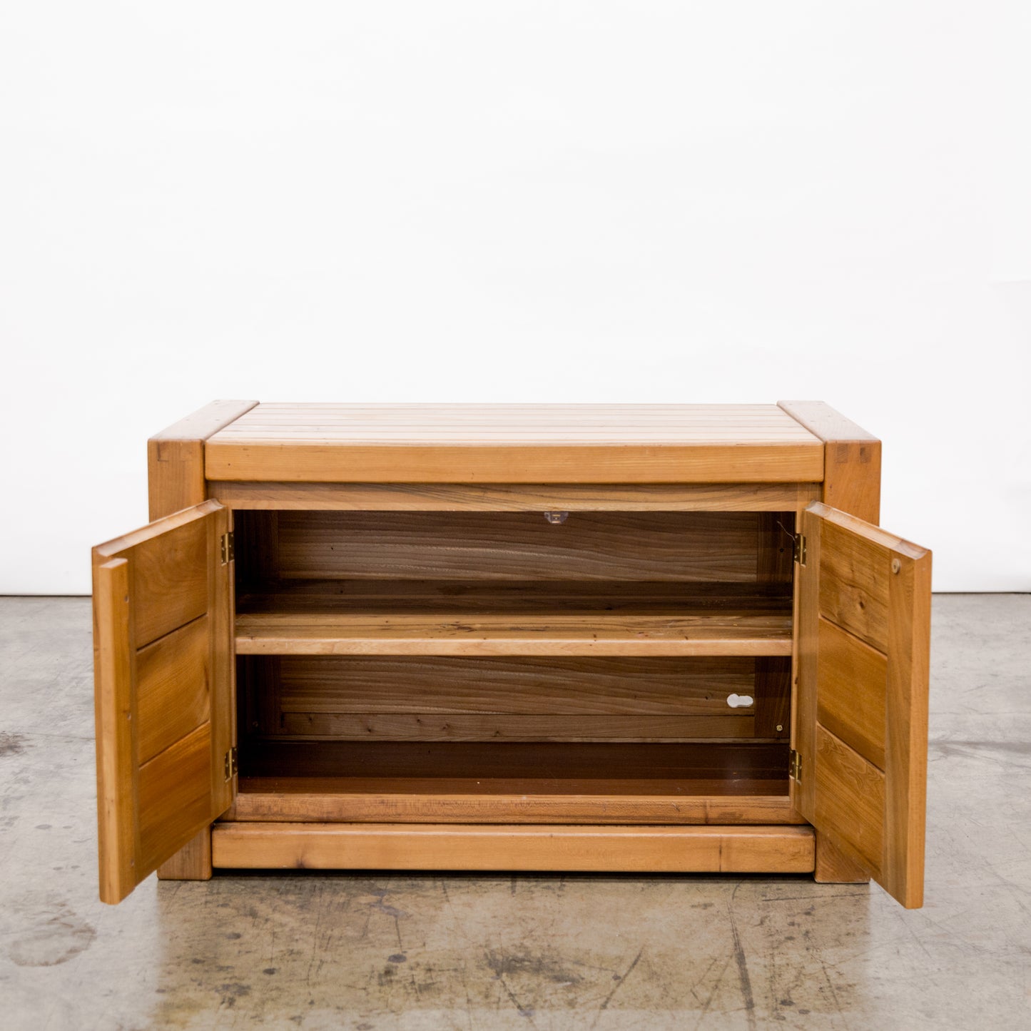 Maison Regain | Brutalist Elm Wood Cupboards