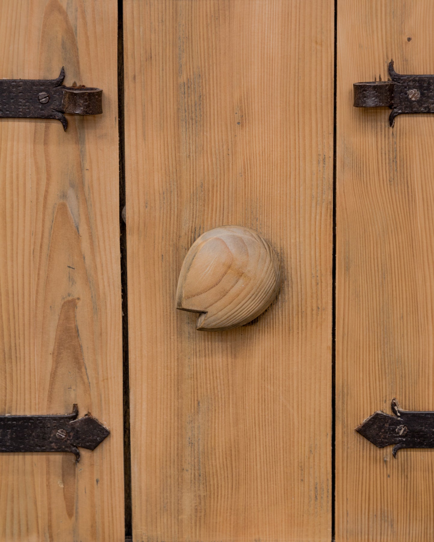 Rustic Modern Bleached Pine Cabinet