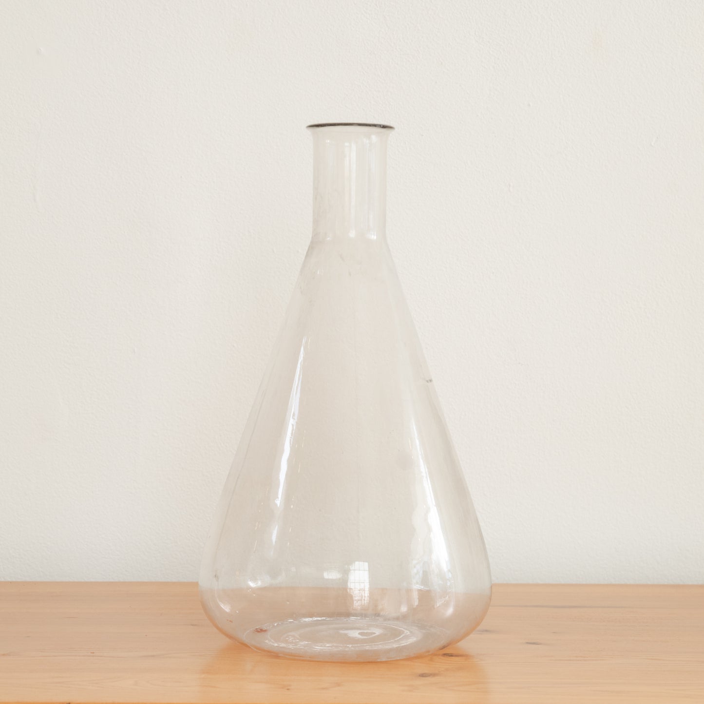 High Neck Vintage Lab Glass Vessel