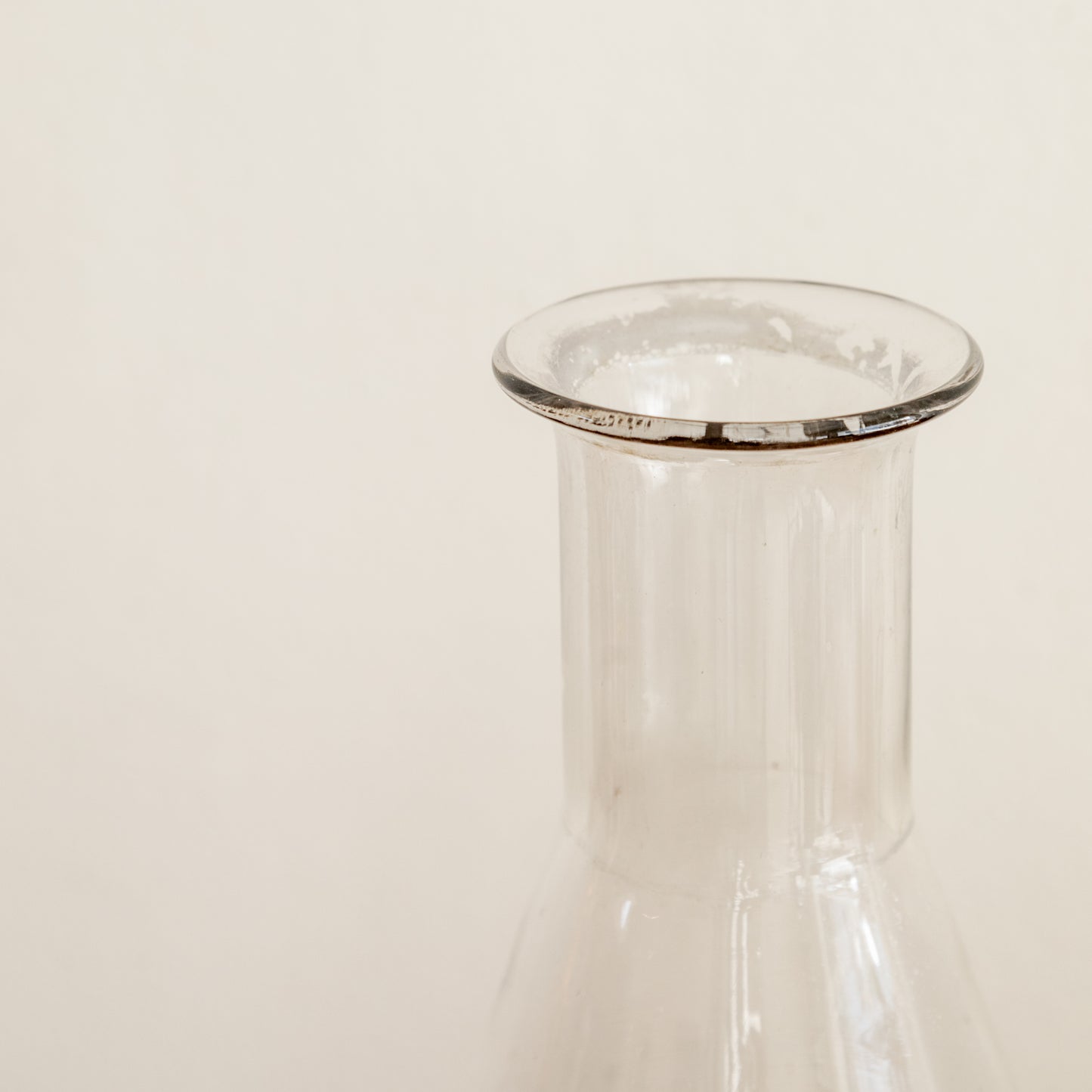 High Neck Vintage Lab Glass Vessel