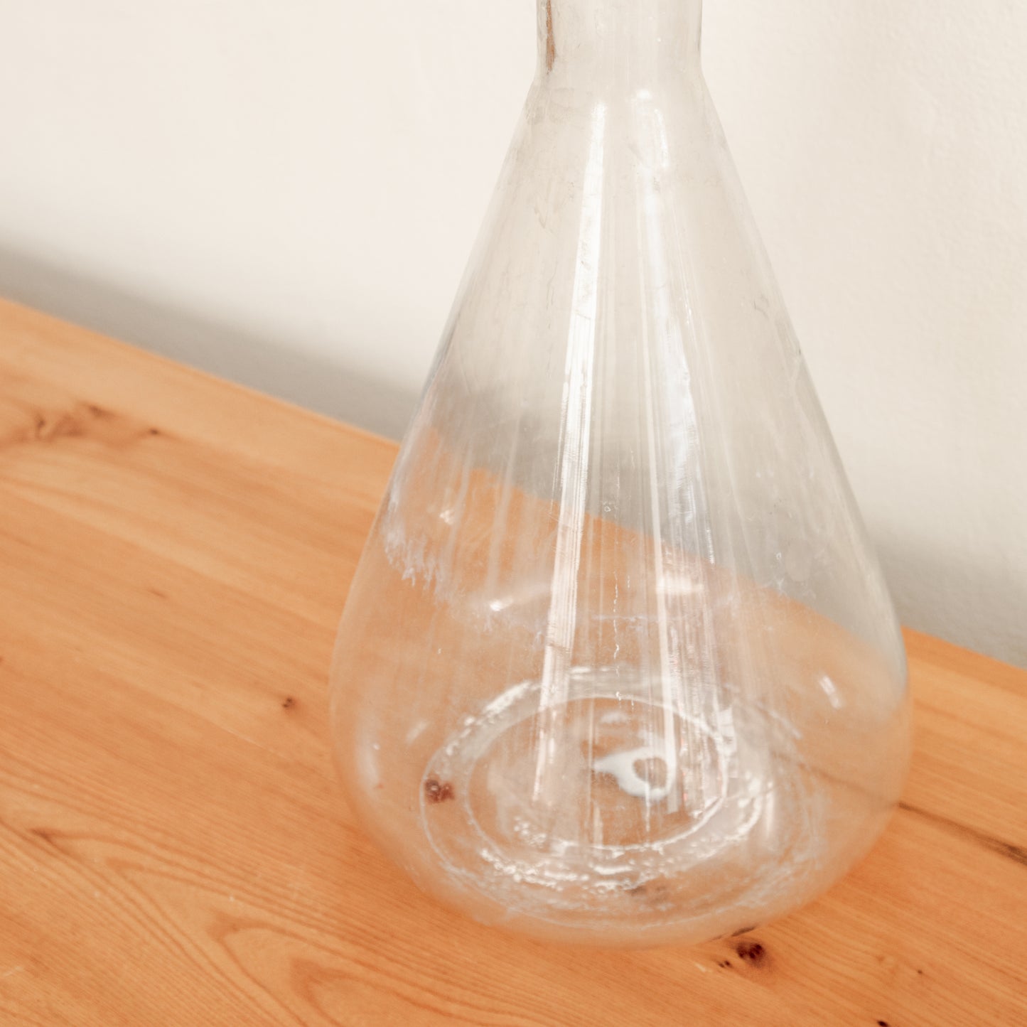 High Neck Vintage Lab Glass Vessel