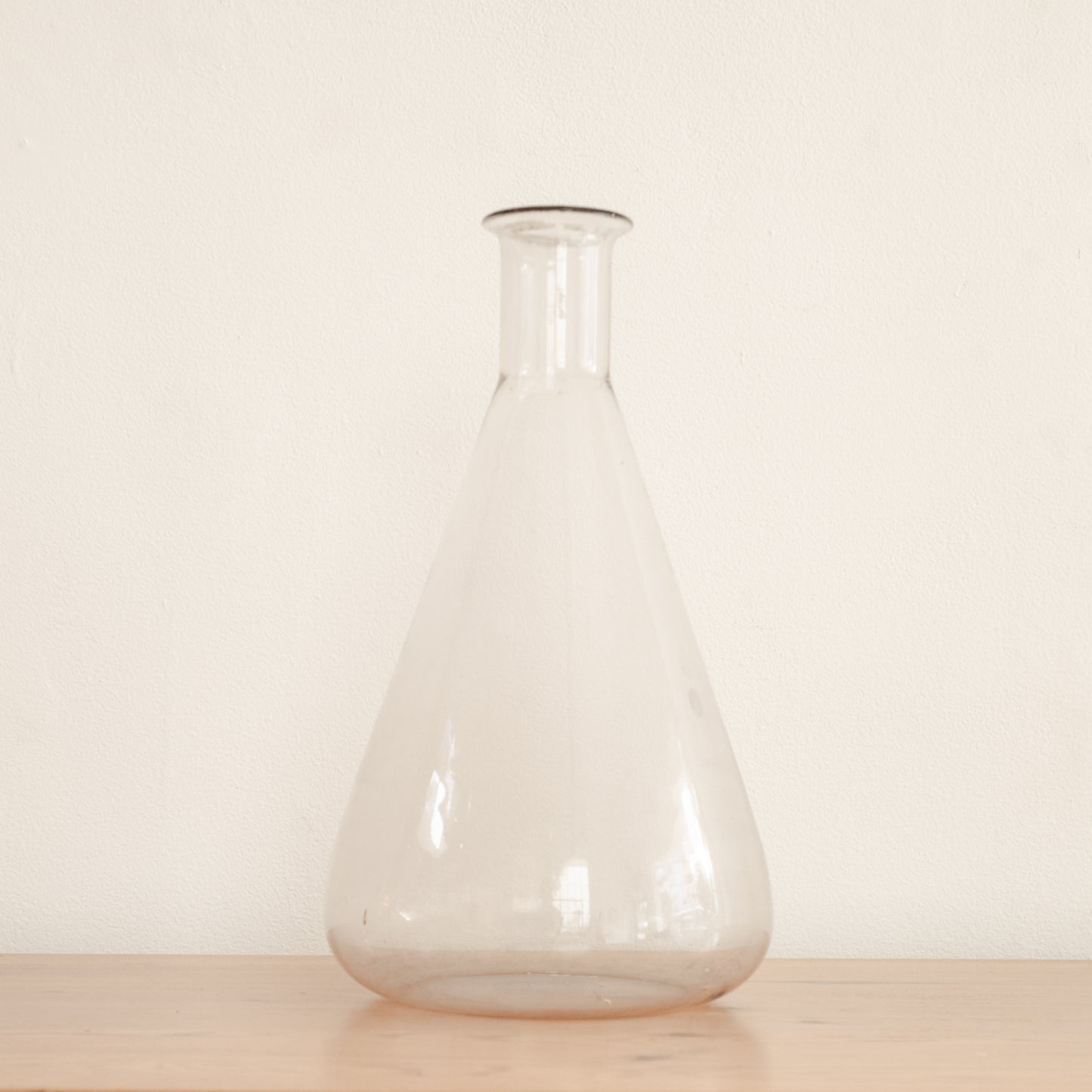 High Neck Vintage Lab Glass Vessel