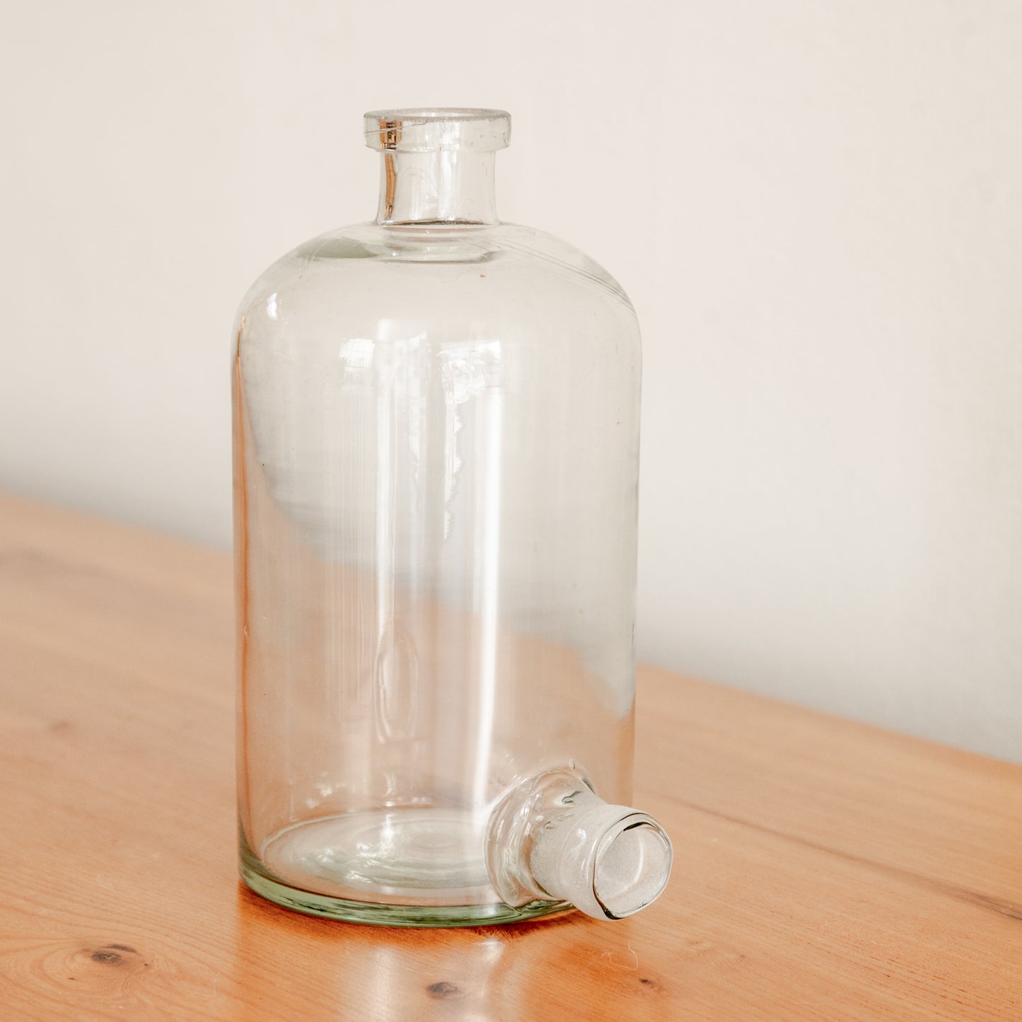 Vintage Lab Glass Container with Dispenser