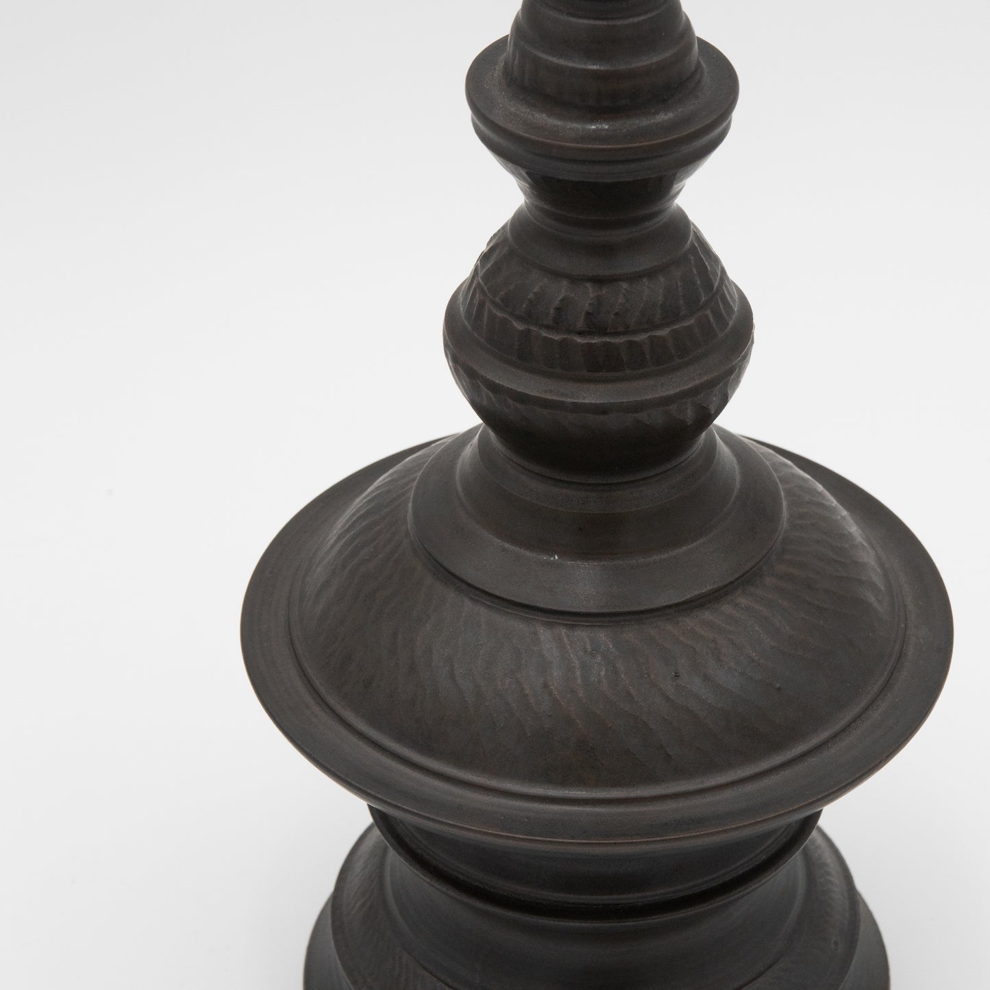 Lukas Weyandt | Matte Black Stoneware Candlestick
