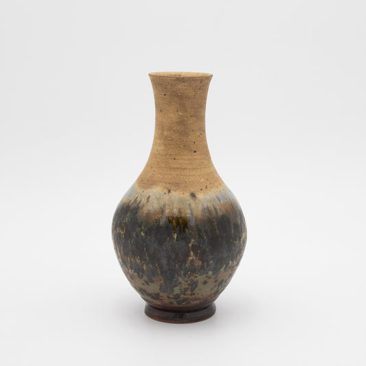Lukas Weyandt | Beige + Brown Long Neck Vase