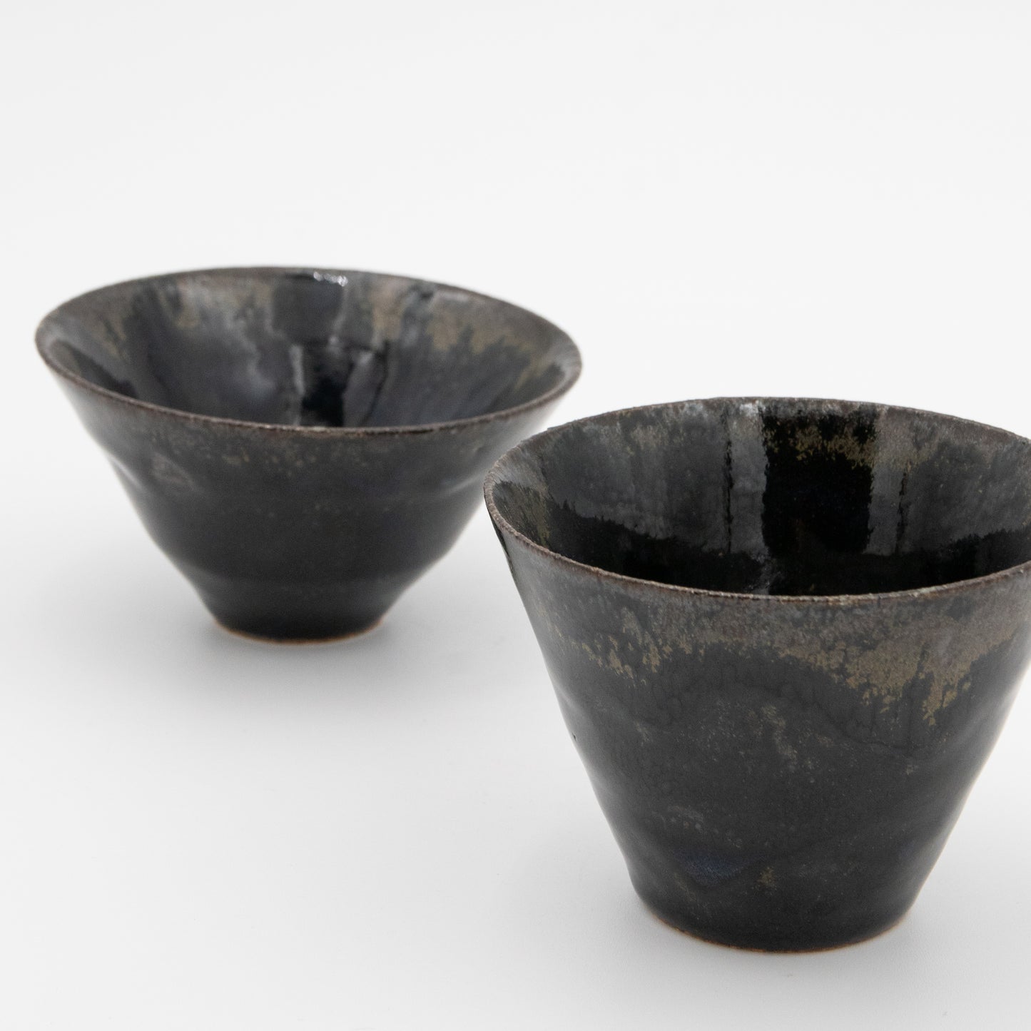 Lee Kawasaki | Black Sake Cups