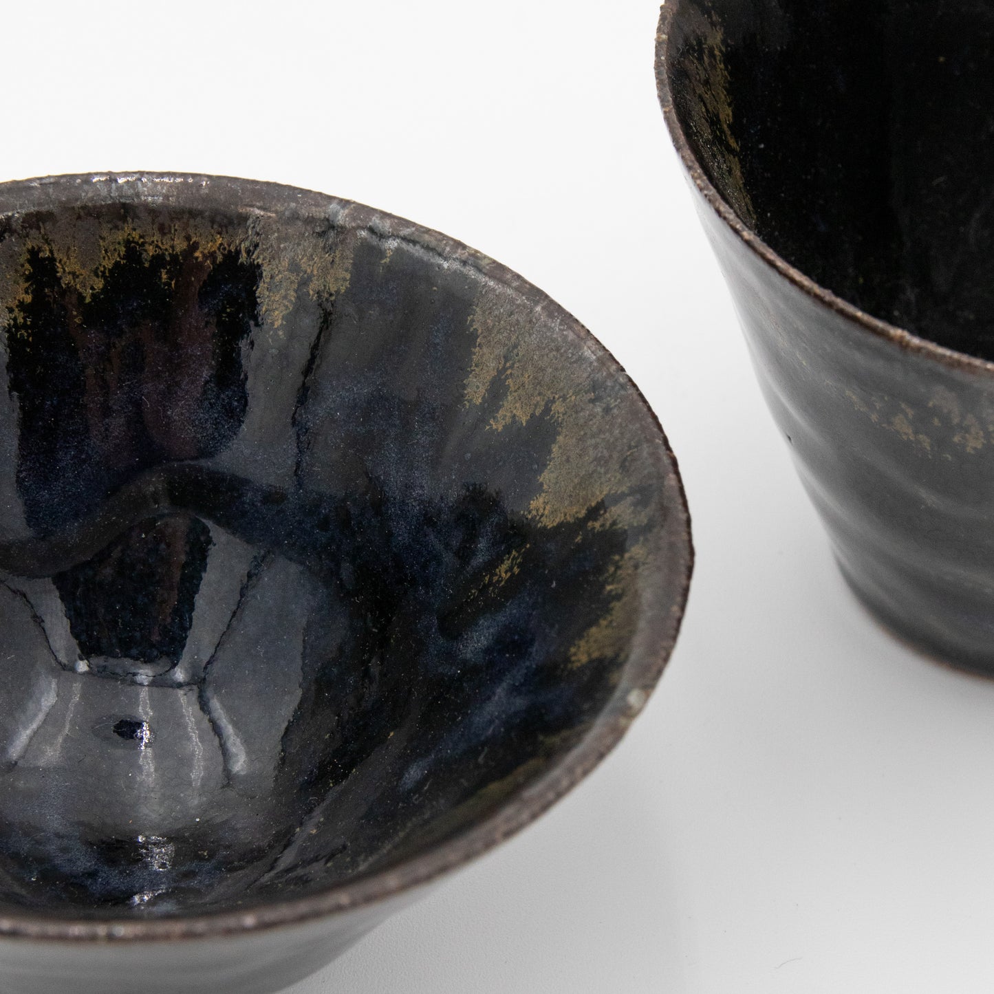 Lee Kawasaki | Black Sake Cups