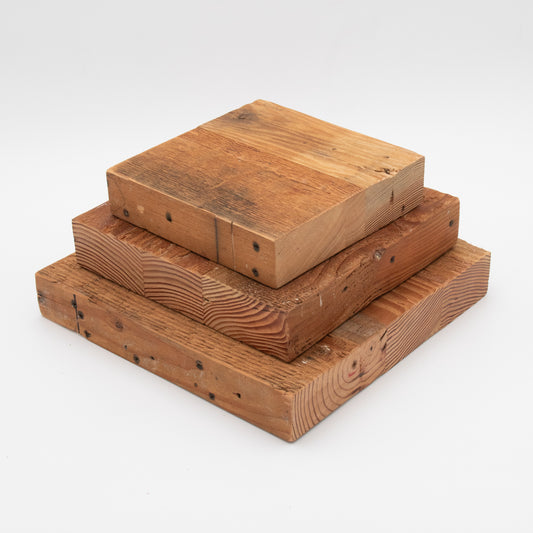 Reclaimed Douglas Fir Plinth Block | Medium