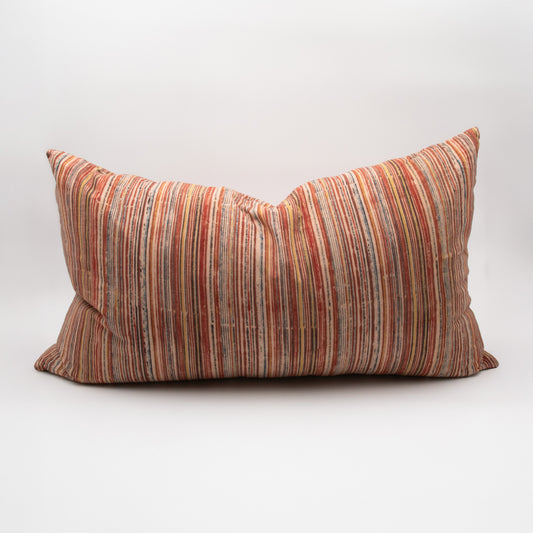 Strie Batik Lumbar Pillow
