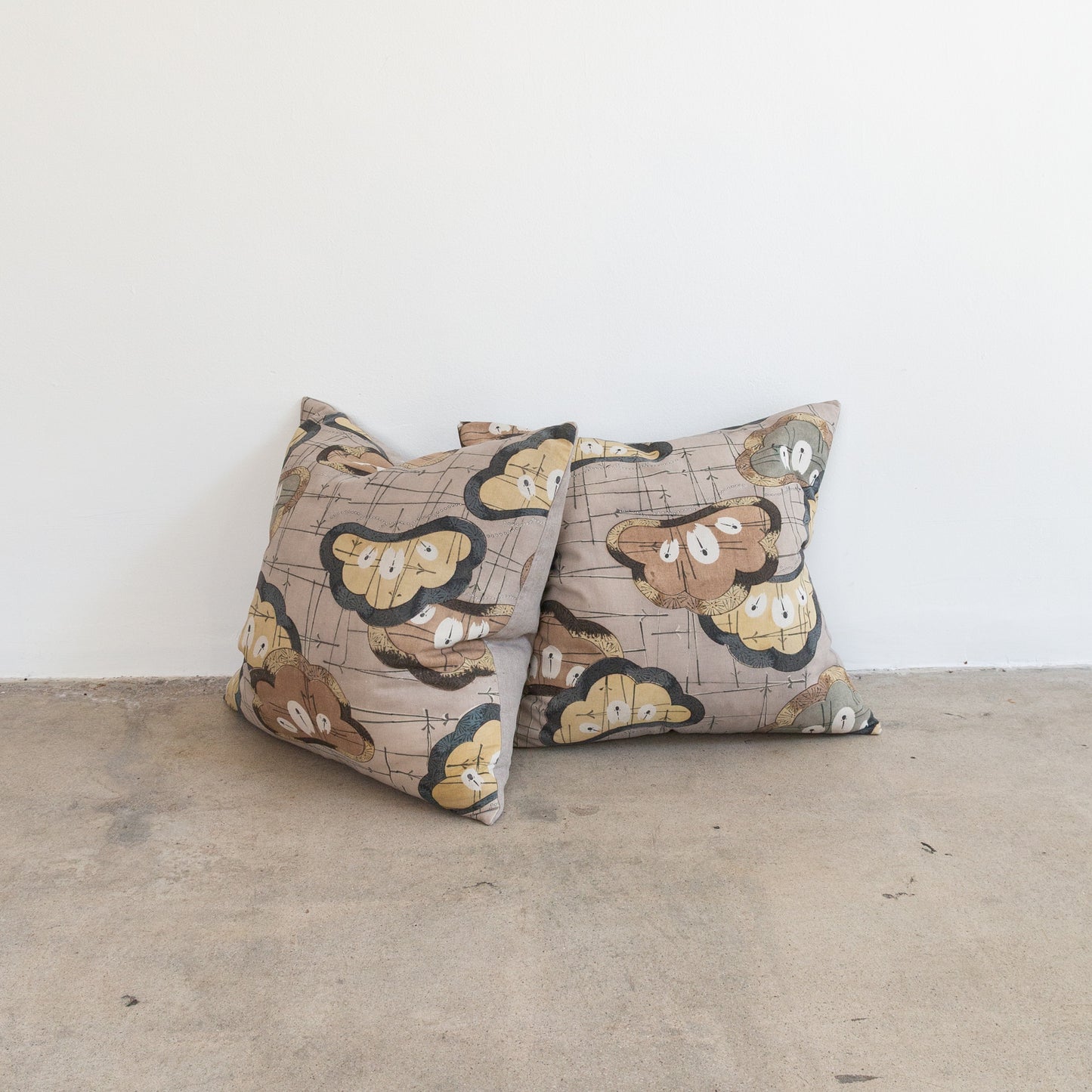 Vintage Kimono Silk Pillow