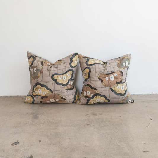 Vintage Kimono Silk Pillow