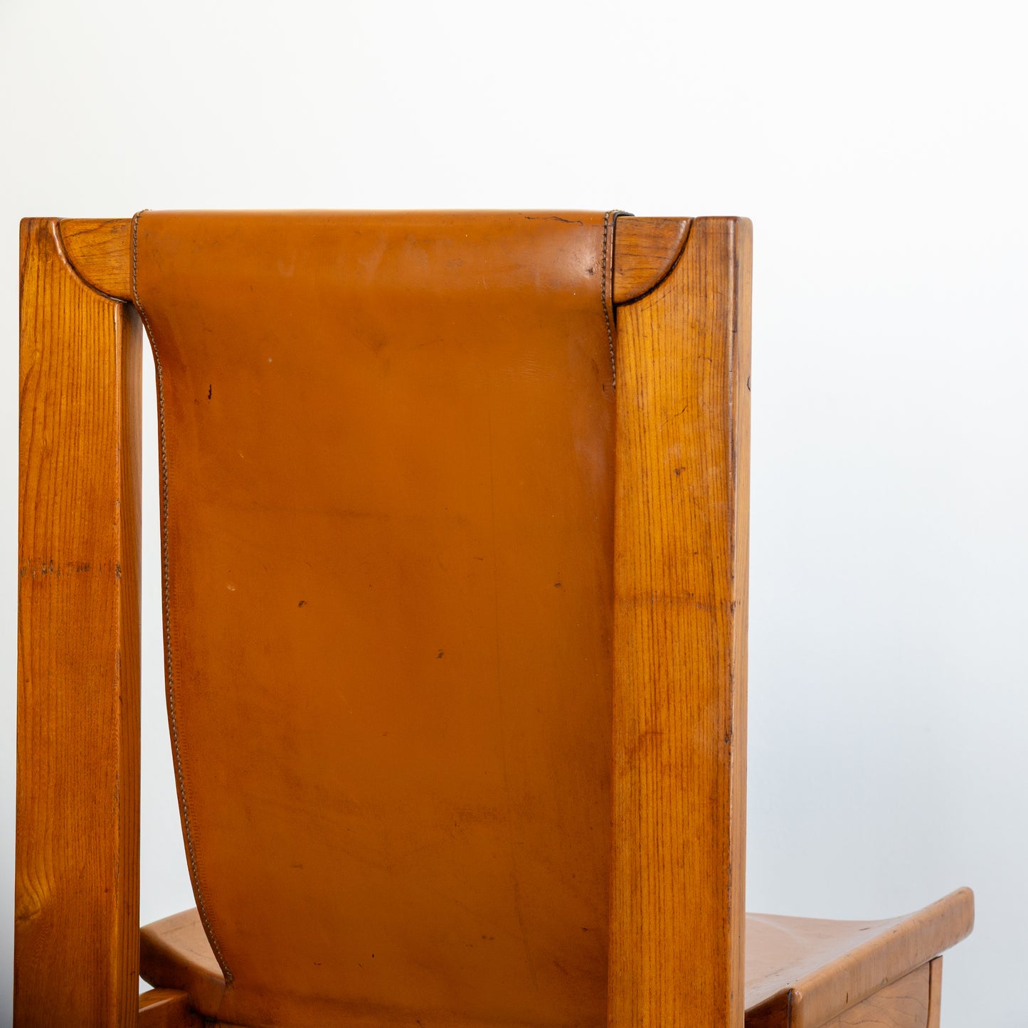 Luigi Gorgoni for Maison Regain | Leather Sling Dining Chairs