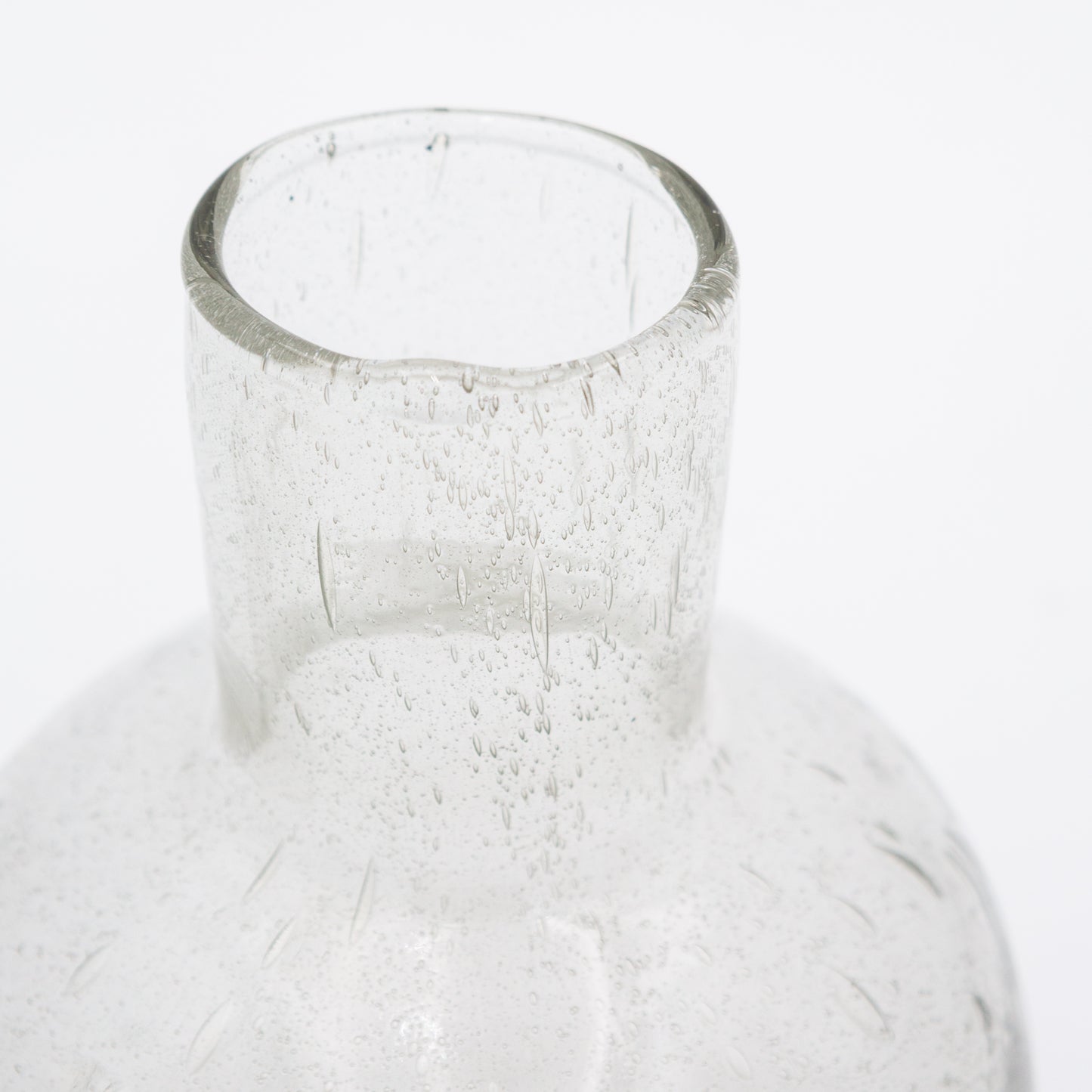 Seeded Glass Carafe
