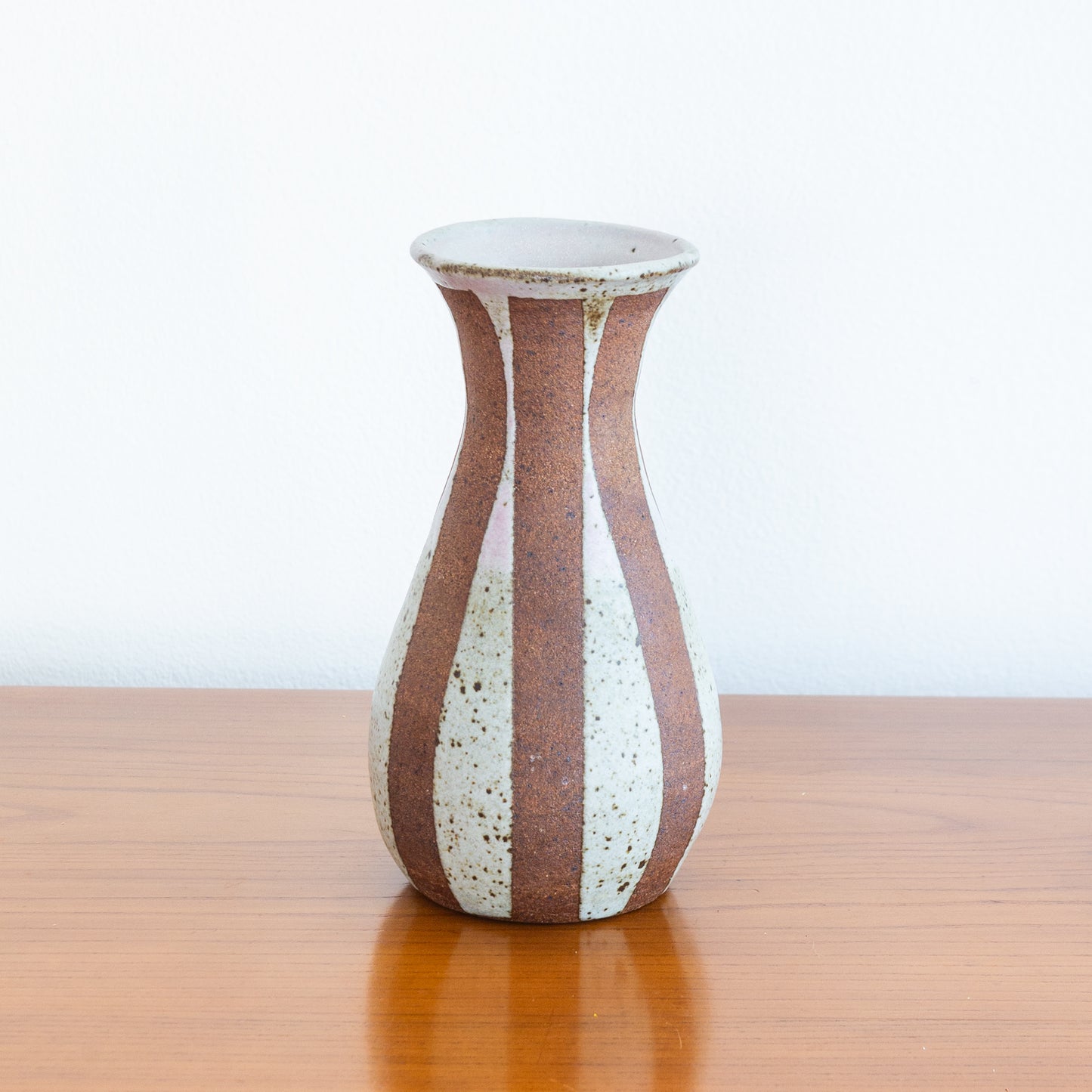 Striped Flared Lip Vase
