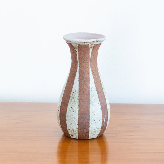 Striped Flared Lip Vase