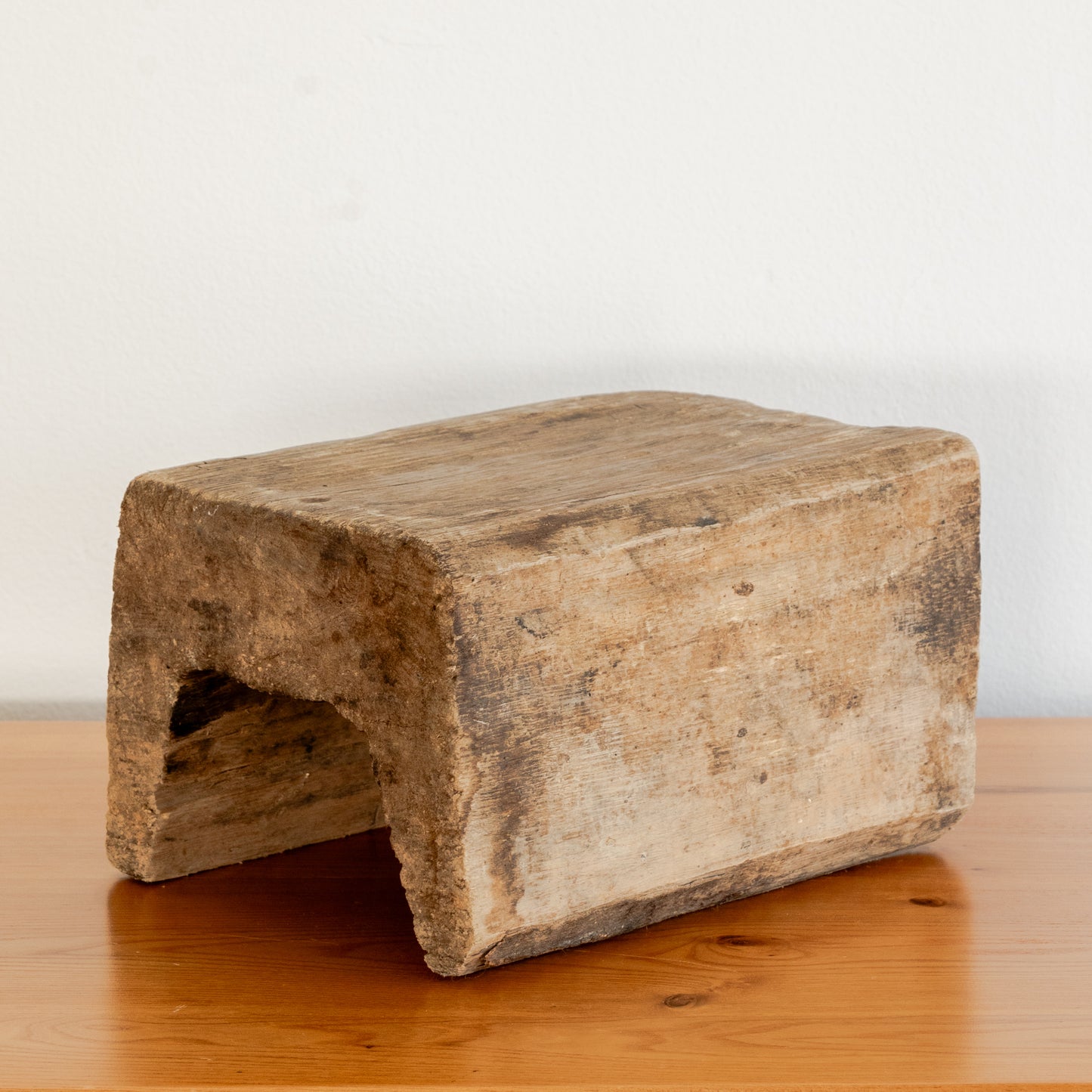 Vintage Chinese Wood Step Stool