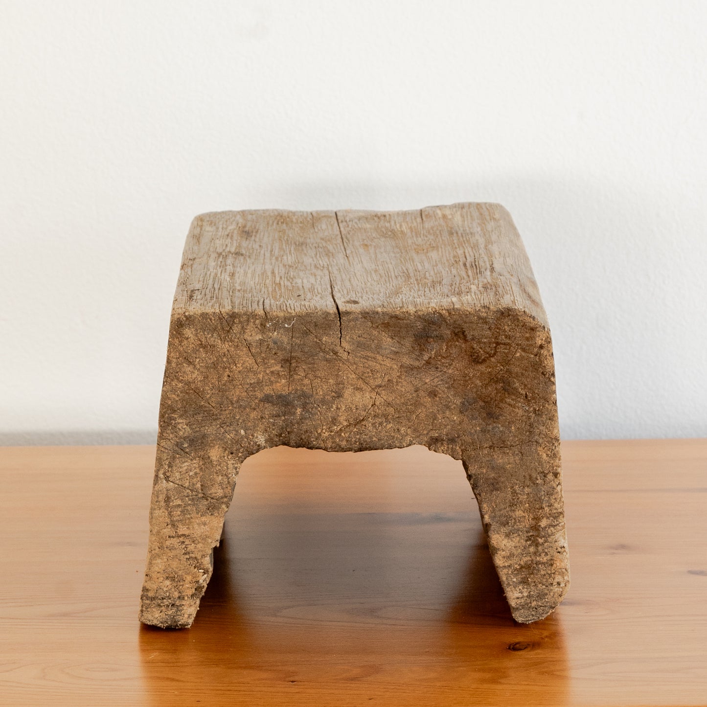 Vintage Chinese Wood Step Stool