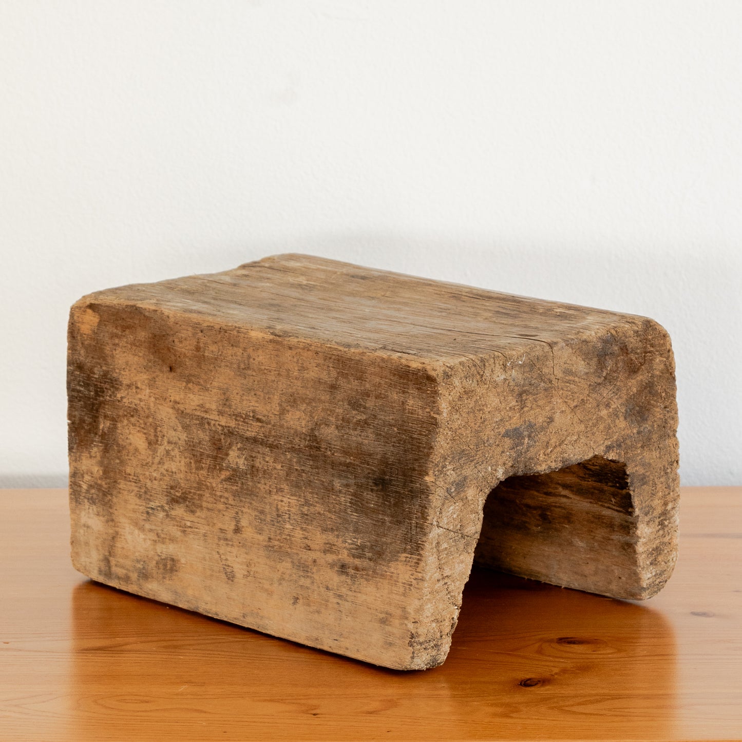 Vintage Chinese Wood Step Stool