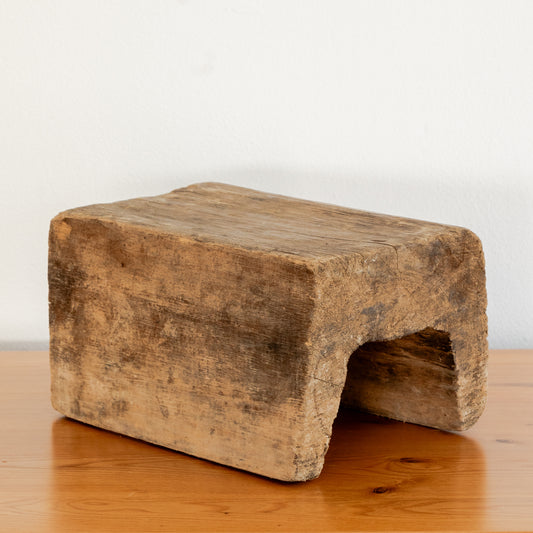 Vintage Chinese Wood Step Stool