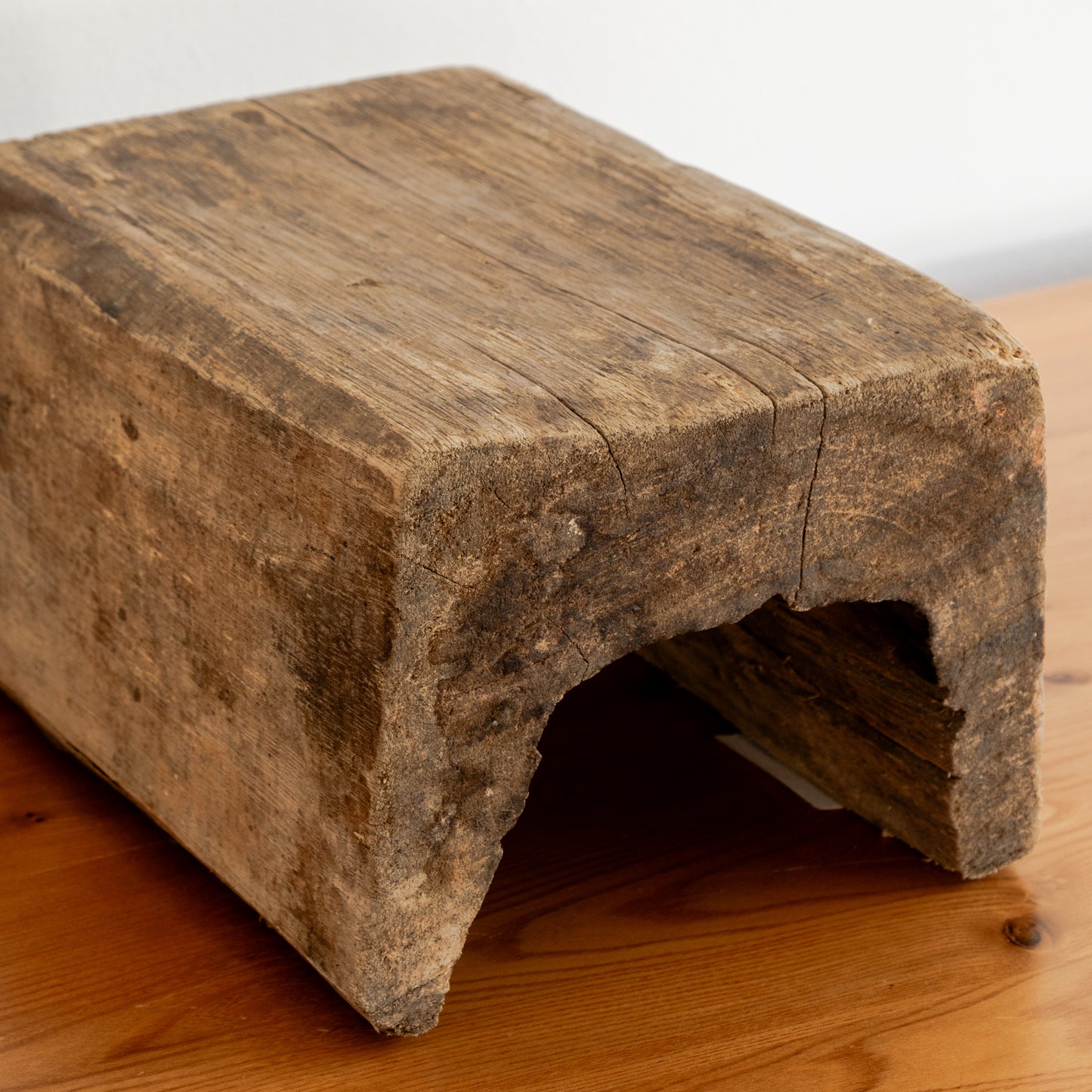 Vintage Chinese Wood Step Stool