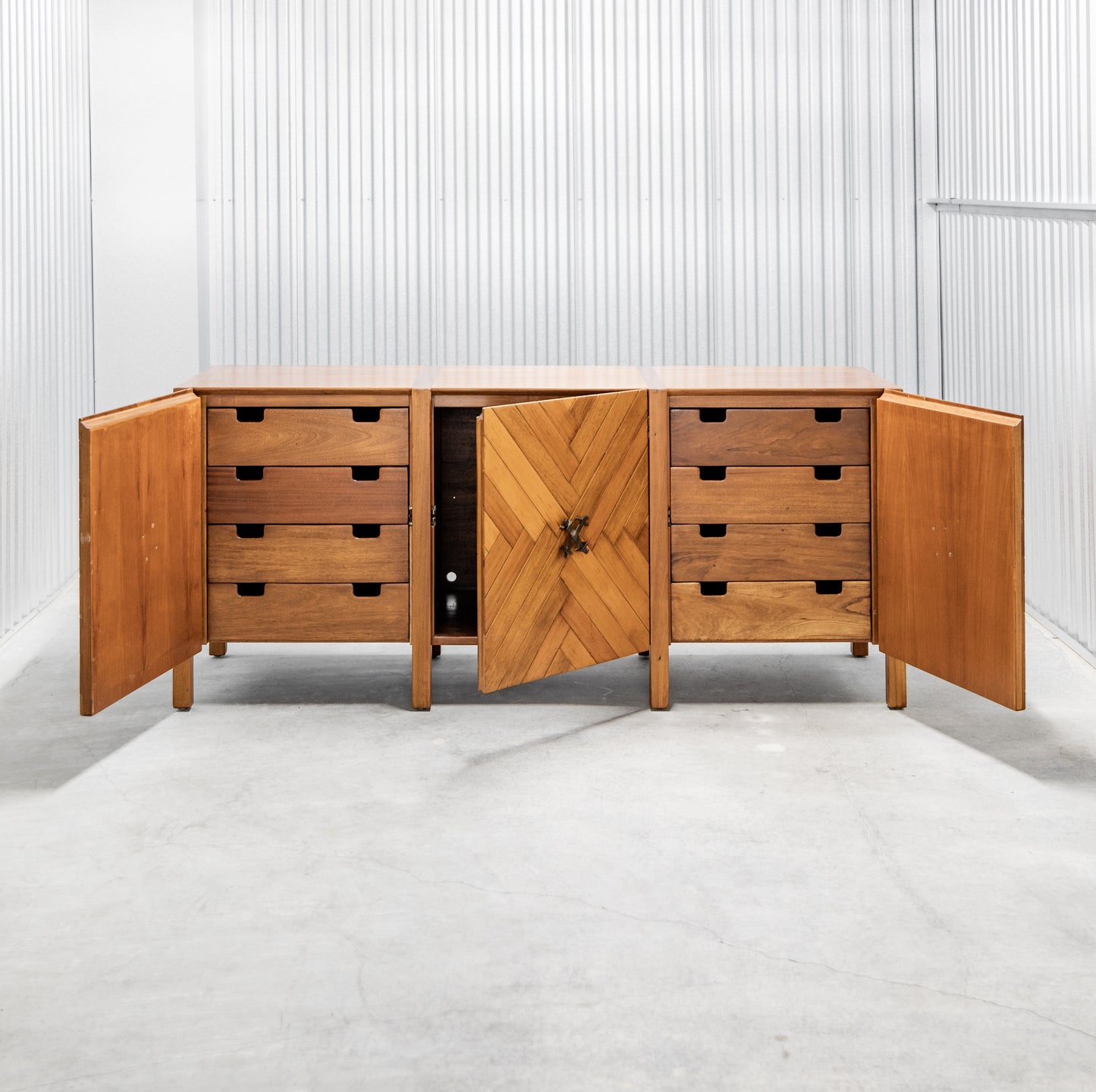 Edmond J. Spence | Marquetry Credenza