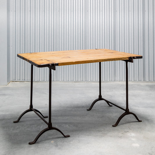 French Iron Base Table