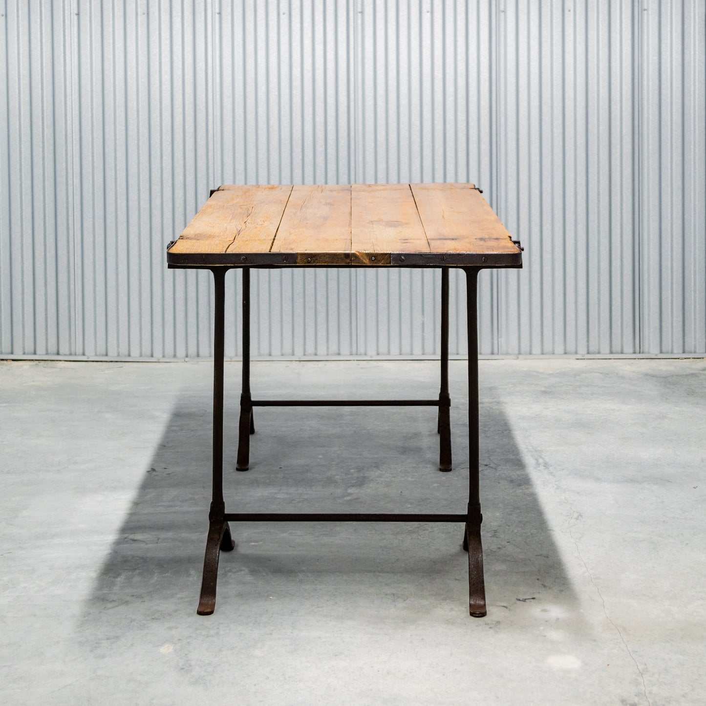 French Iron Base Table