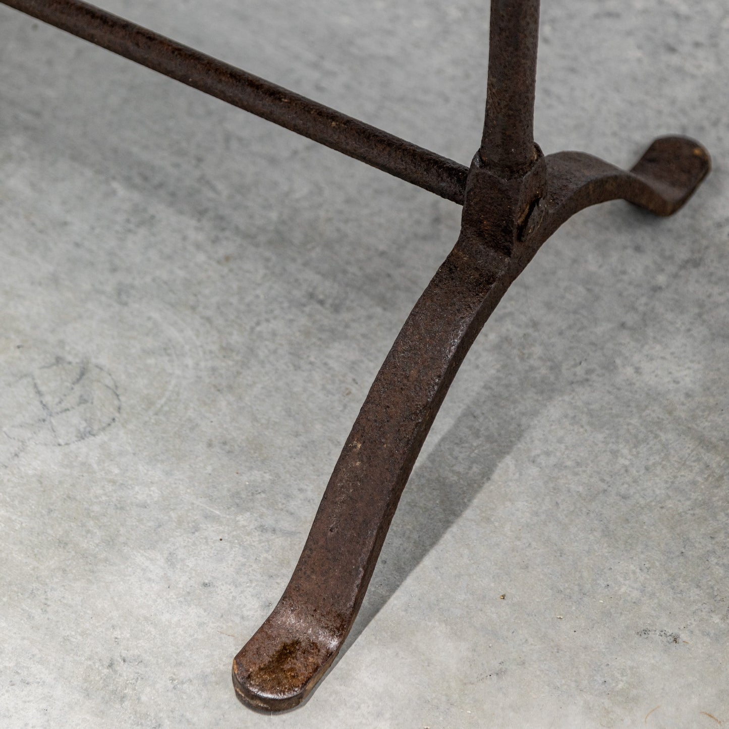 French Iron Base Table