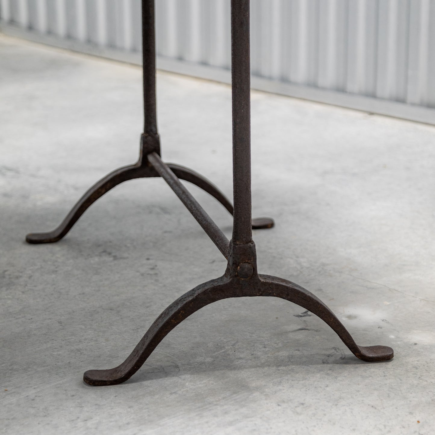 French Iron Base Table