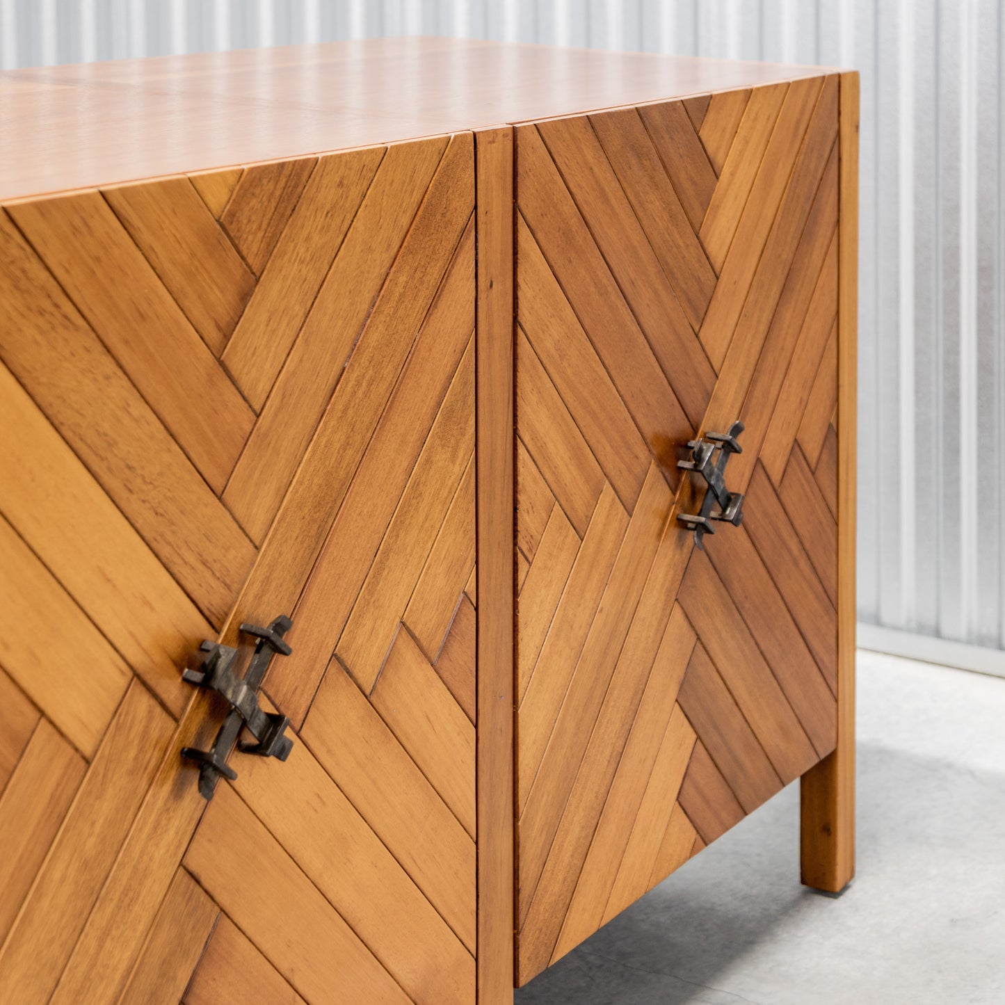 Edmond J. Spence | Marquetry Credenza