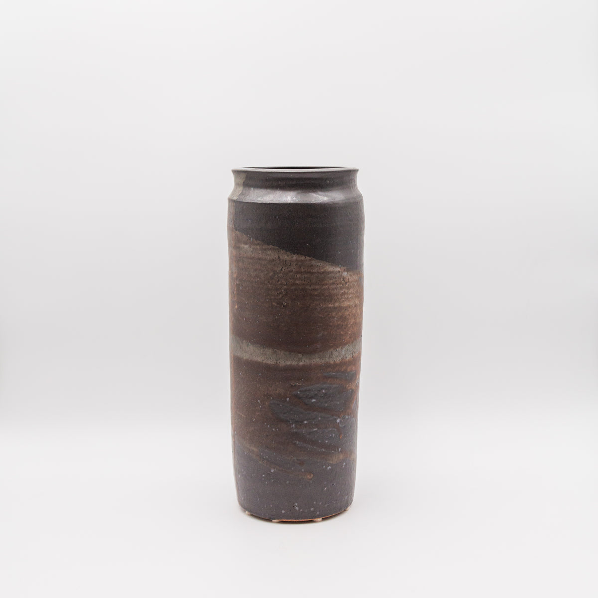 Mitsuko Ikeno |  Dark + Moody Glazed Ceramic Vase