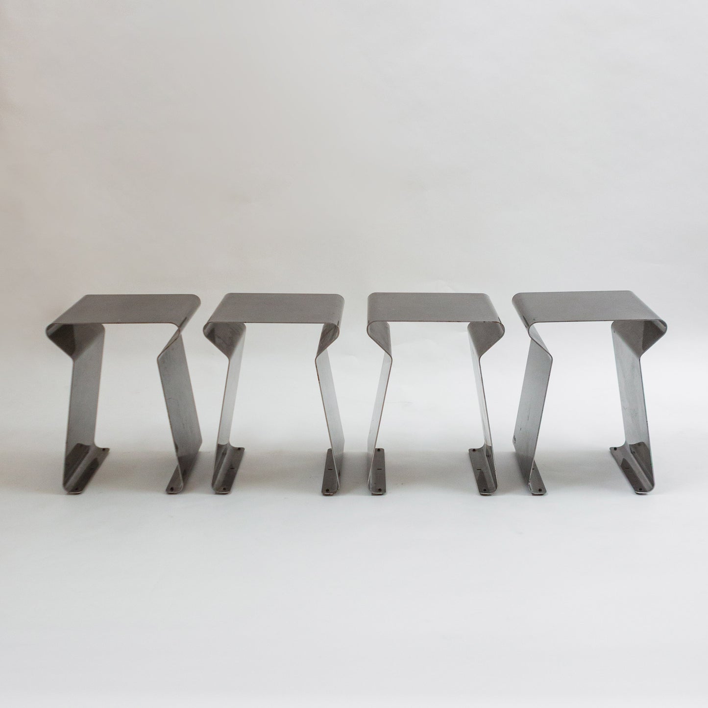Matiere Grise | Brushed Steel Stools